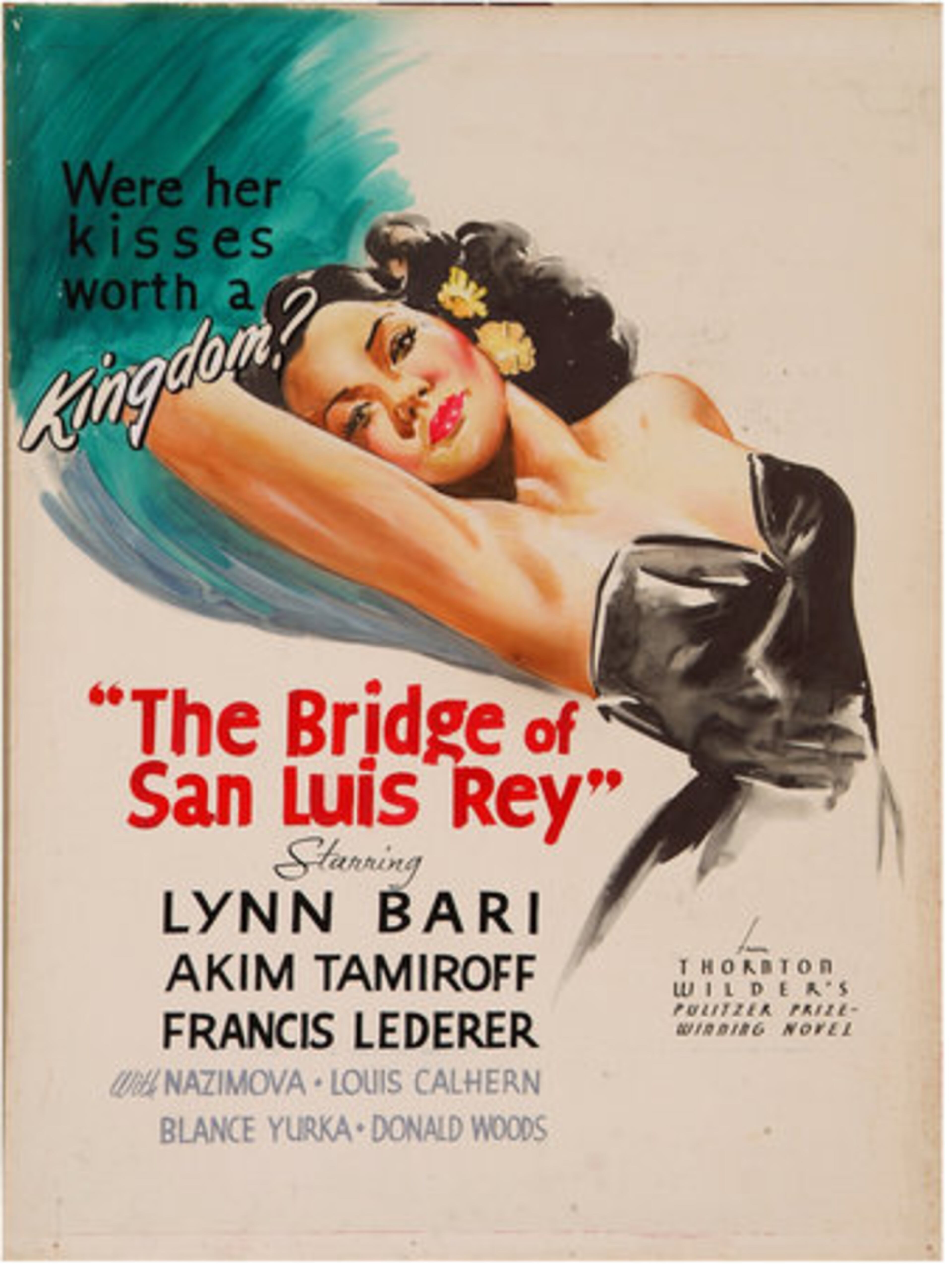 "The Bridge of San Luis Rey," with Lynn Bari, 1944
