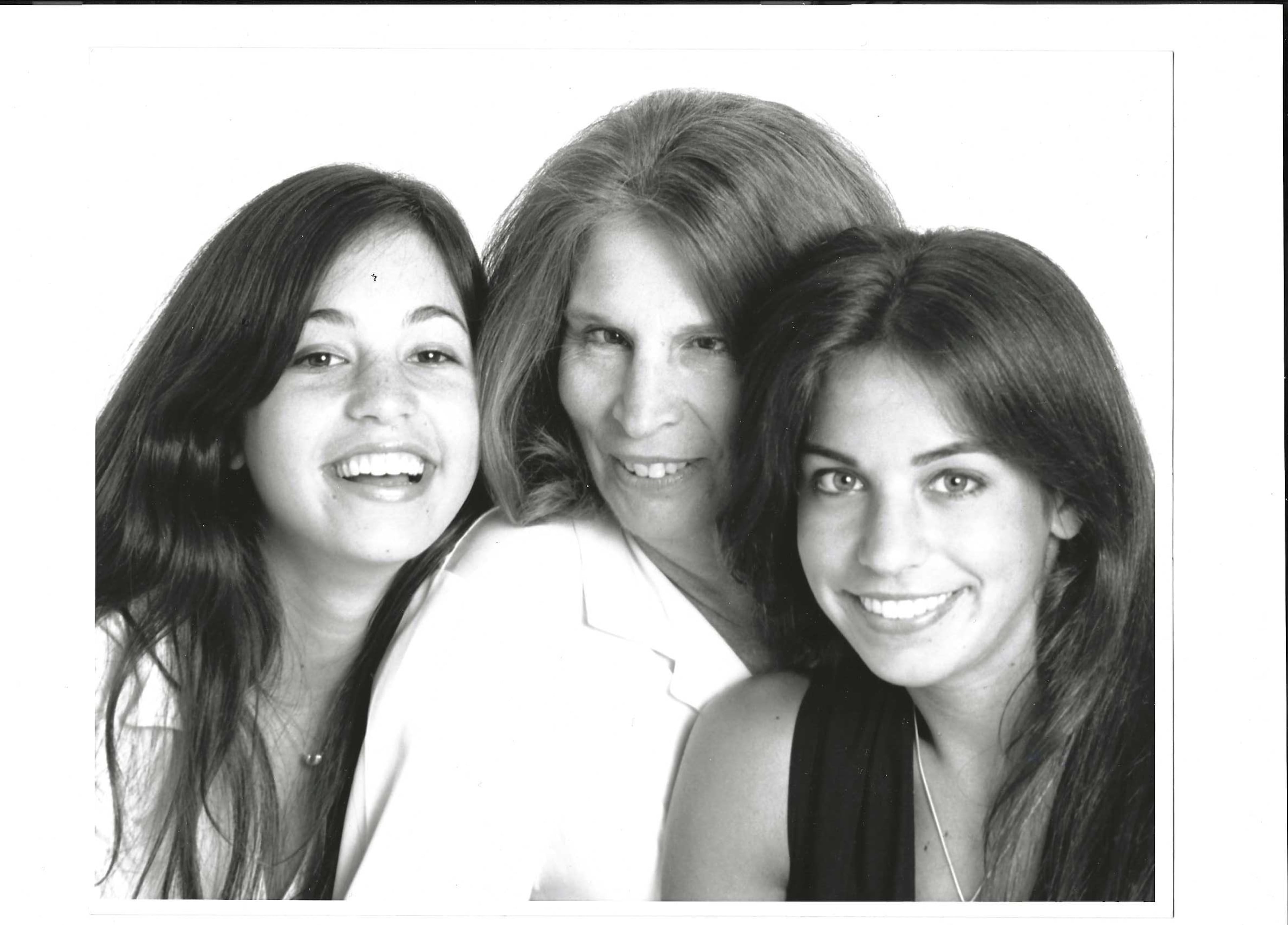 Susan Robert (center) with daughters Birney (left) and Georgia. Their mom's legacy lives on in their work and interests. (Courtesy of Birney Robert)