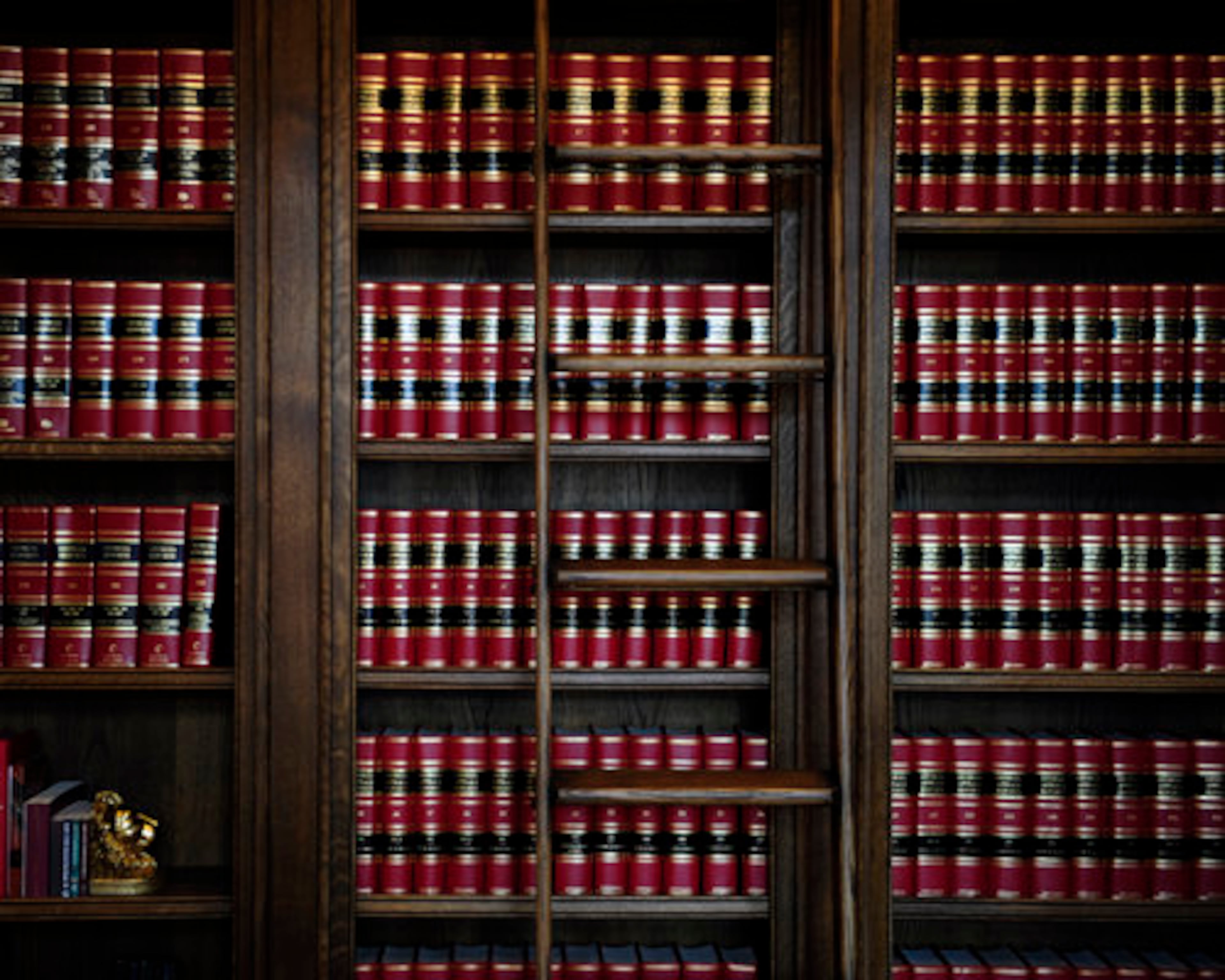 For Roy, public service is a sacrifice demanded of everyone, whether that means volunteering at church or mentoring a child, he says. "Politics is an honorable profession, or it should be." These bookcases in his office are stacked with red leather-bound Georgia law books, and one of them hides a secret passageway to the hall leading to the master suite.
