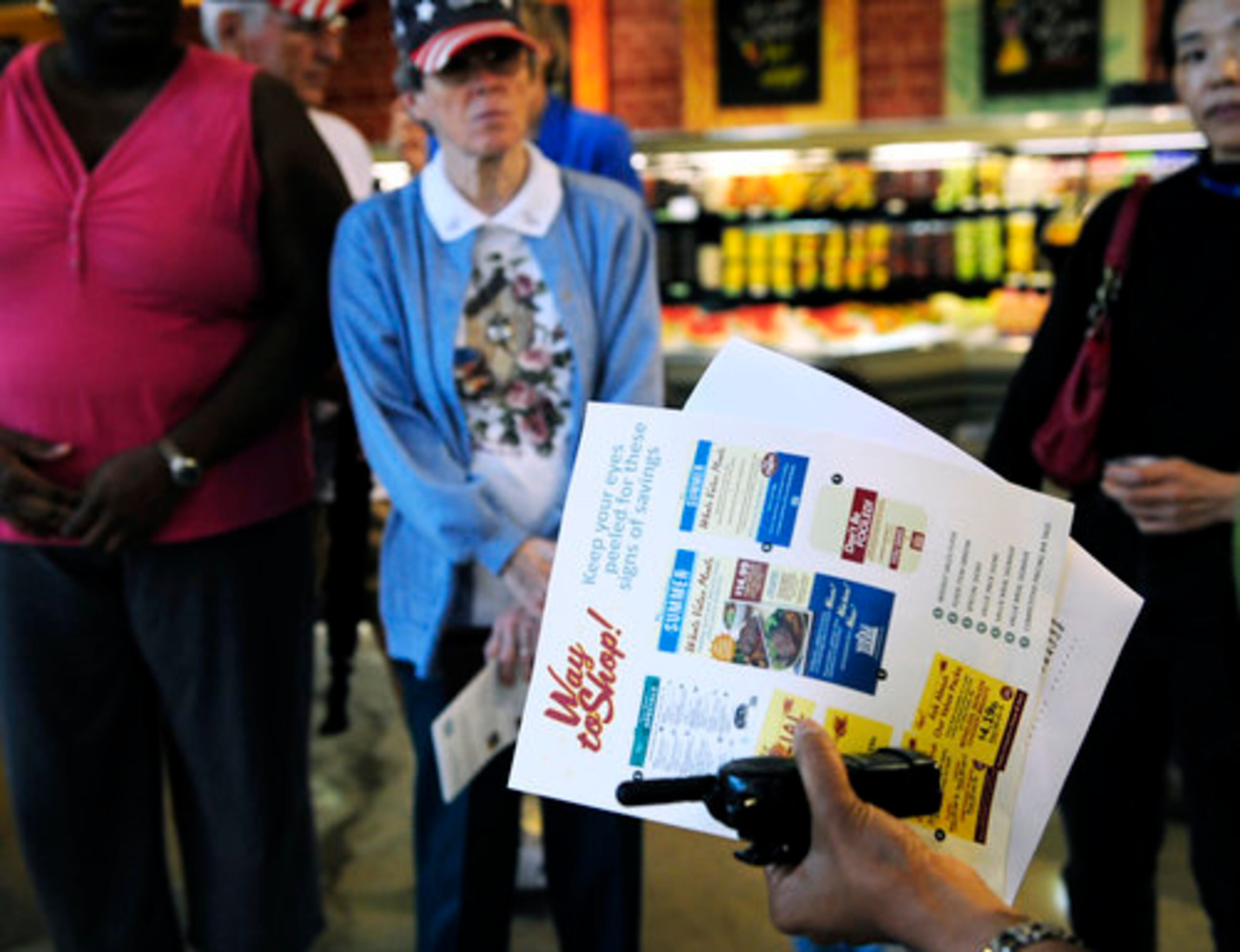 It's one thing to have the nickname Whole Paycheck in good times. It's another matter when food prices are rising at their fastest clip in nearly two decades. Whole Foods stores around the country, including Harry's Farmers Market stores in Alpharetta and Marietta, are now offering tours to show customers how to find bargains in their stores.