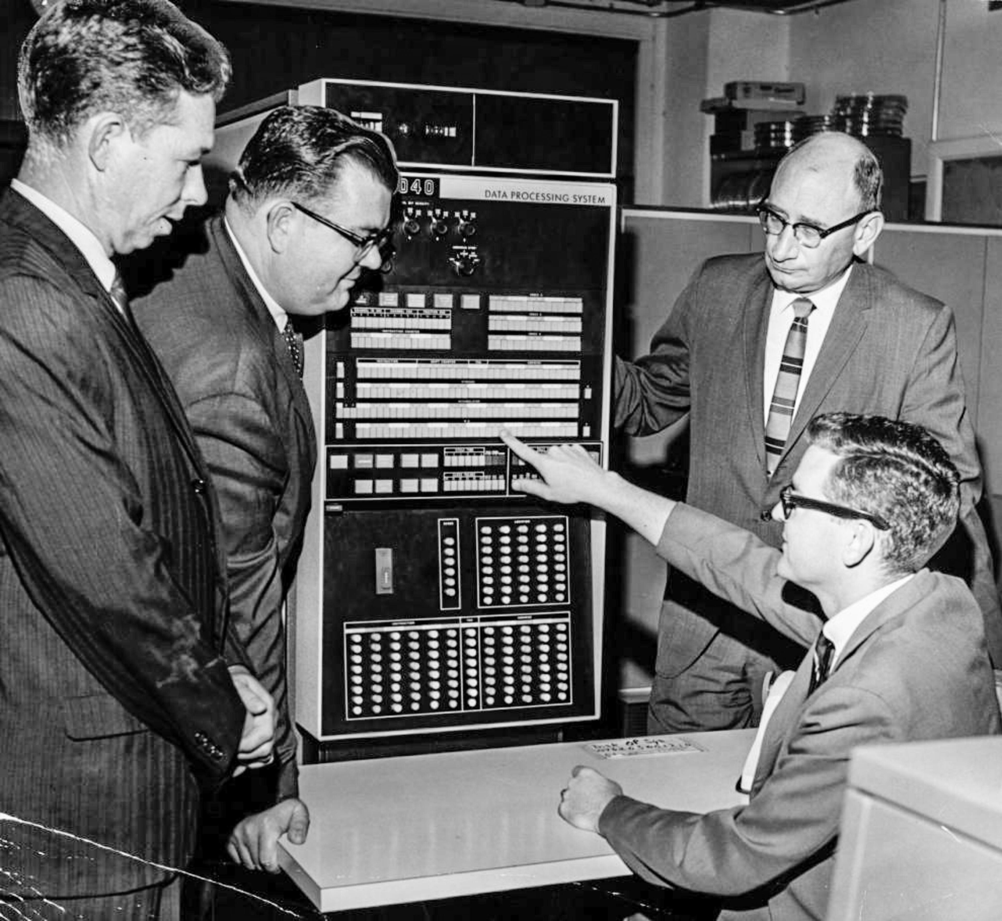 Georgia State College computer demonstration, August 21, 1966.