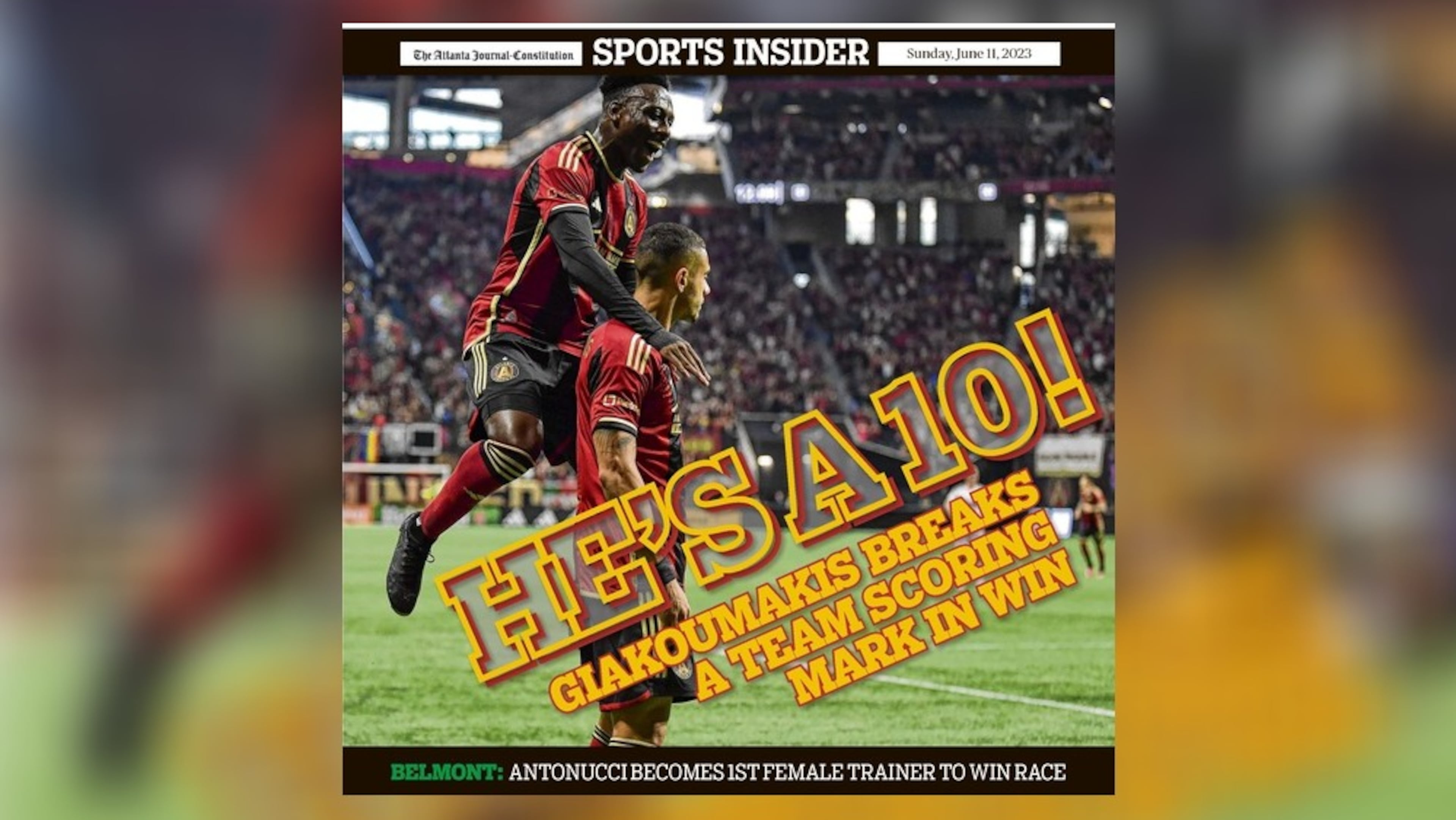 The Atlanta Journal-Constitution's digital magazine Sports Insider, Sunday, June 11, 2023.