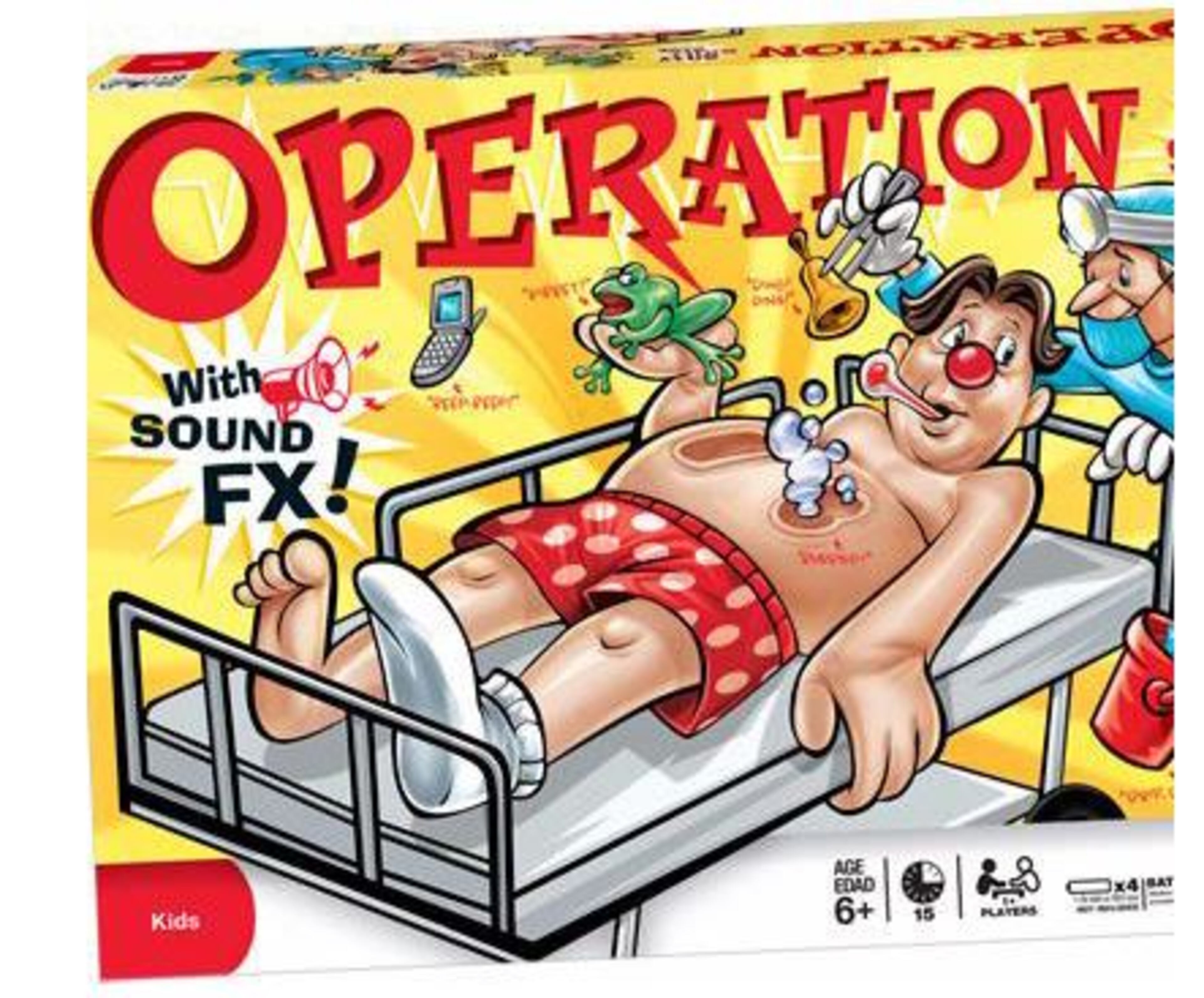 I don't know what's wrong with him, but it looks expensive. (Milton Bradley)