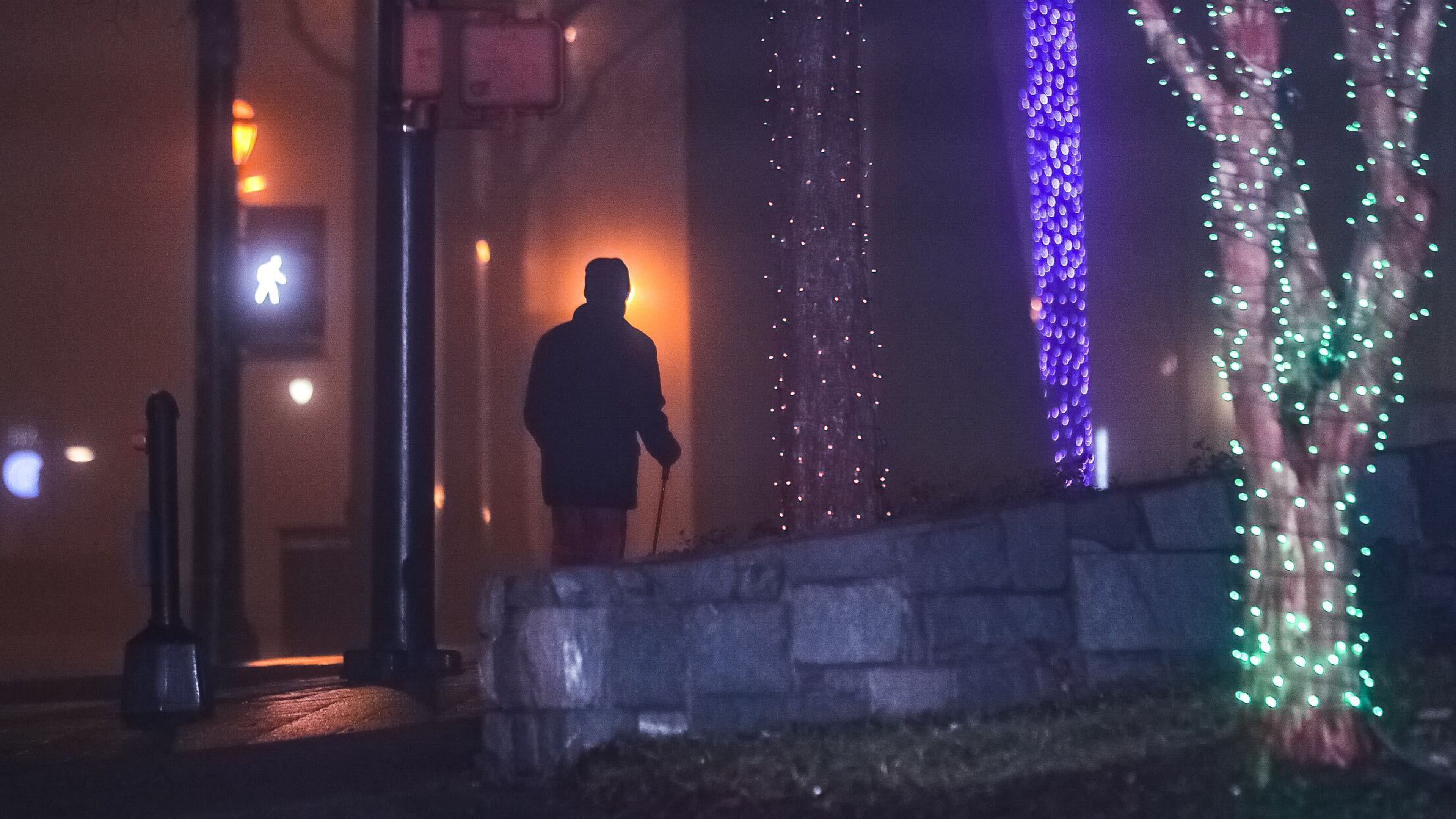 Dense fog is in the air the morning of January 18, 2023.