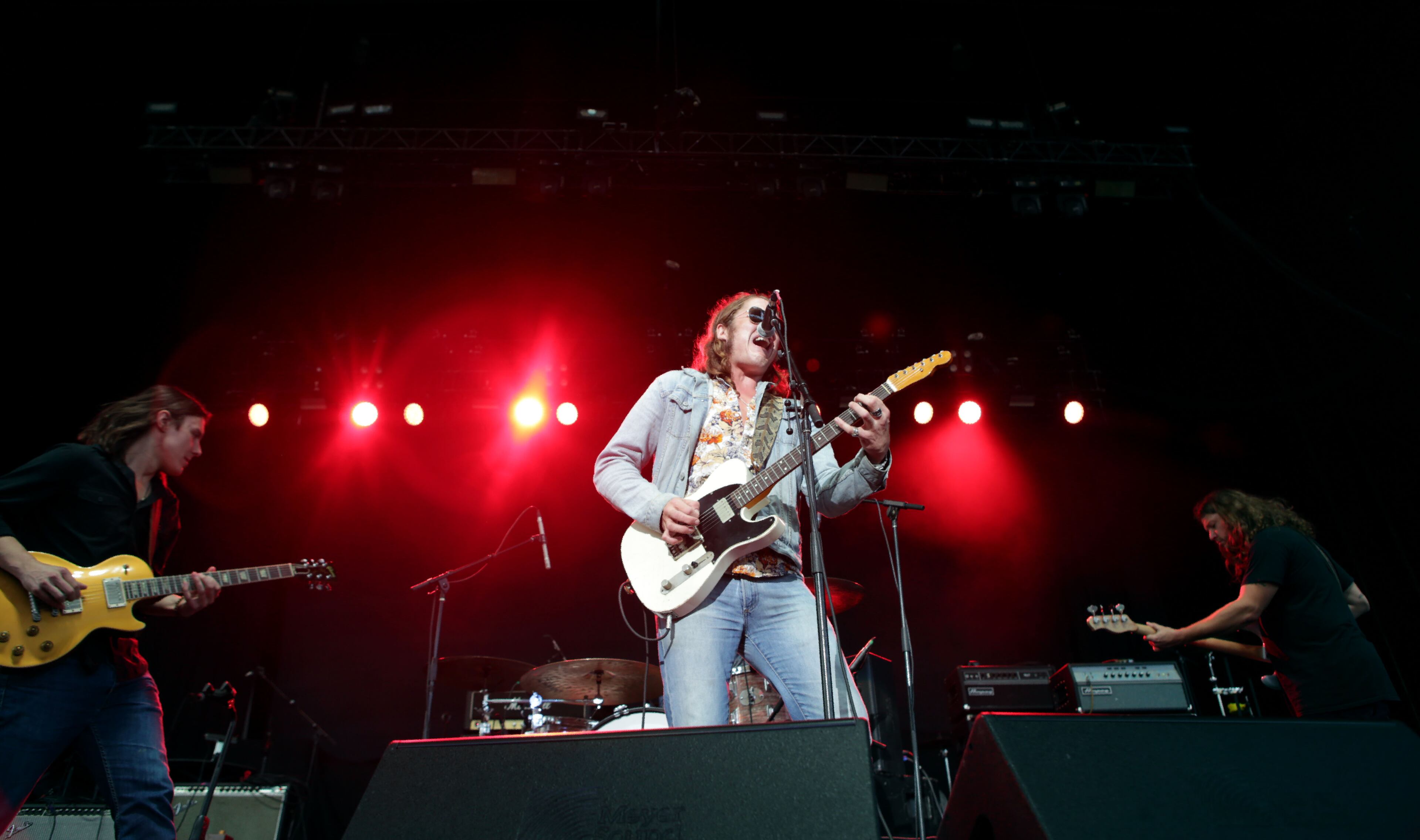 October 14, 2017 - ALPHARETTA. Bishop Gunn performing at the Laid Back Festival. (Akili-Casundria Ramsess/Eye of Ramsess Media)