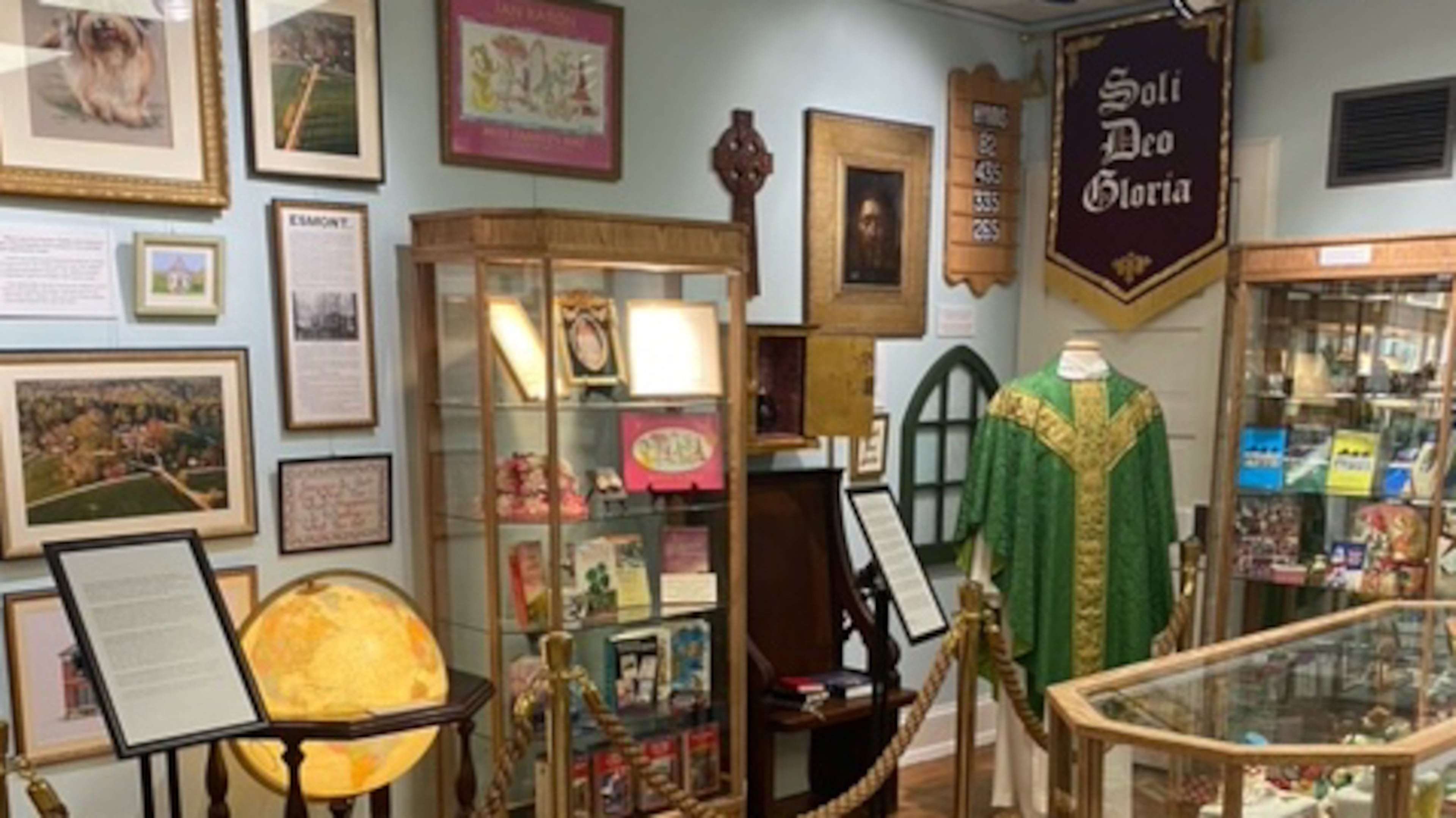 The Mitford Museum in Hudson, North Carolina, celebrates the popular Mitford book series and its author, Jan Karon.
(Courtesy of Georgia Bonesteel)