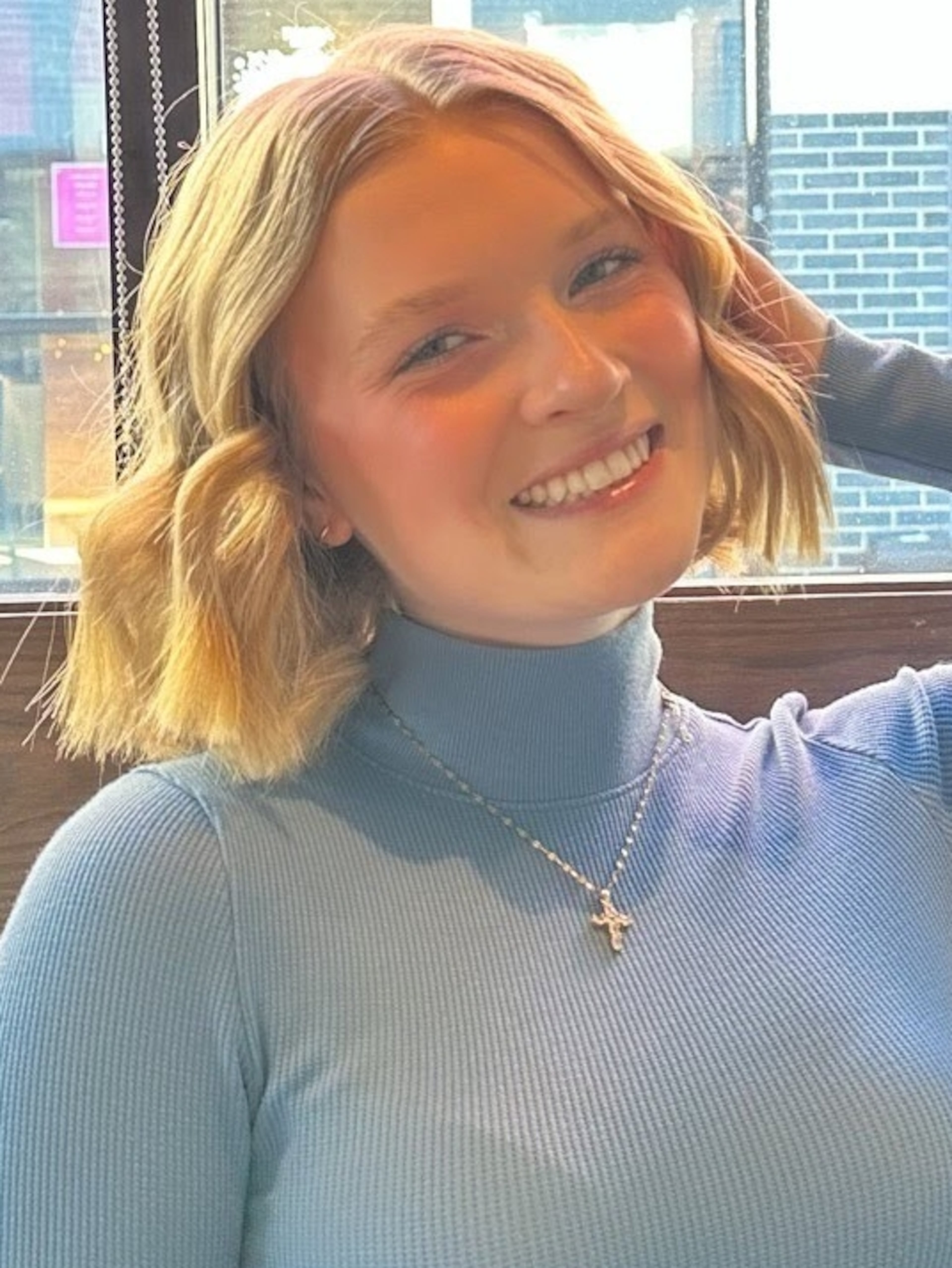 Lucy Barron, 17, a senior at Lassiter High, helped organize a protest against ICE at her school. (Courtesy Lucy Barron)