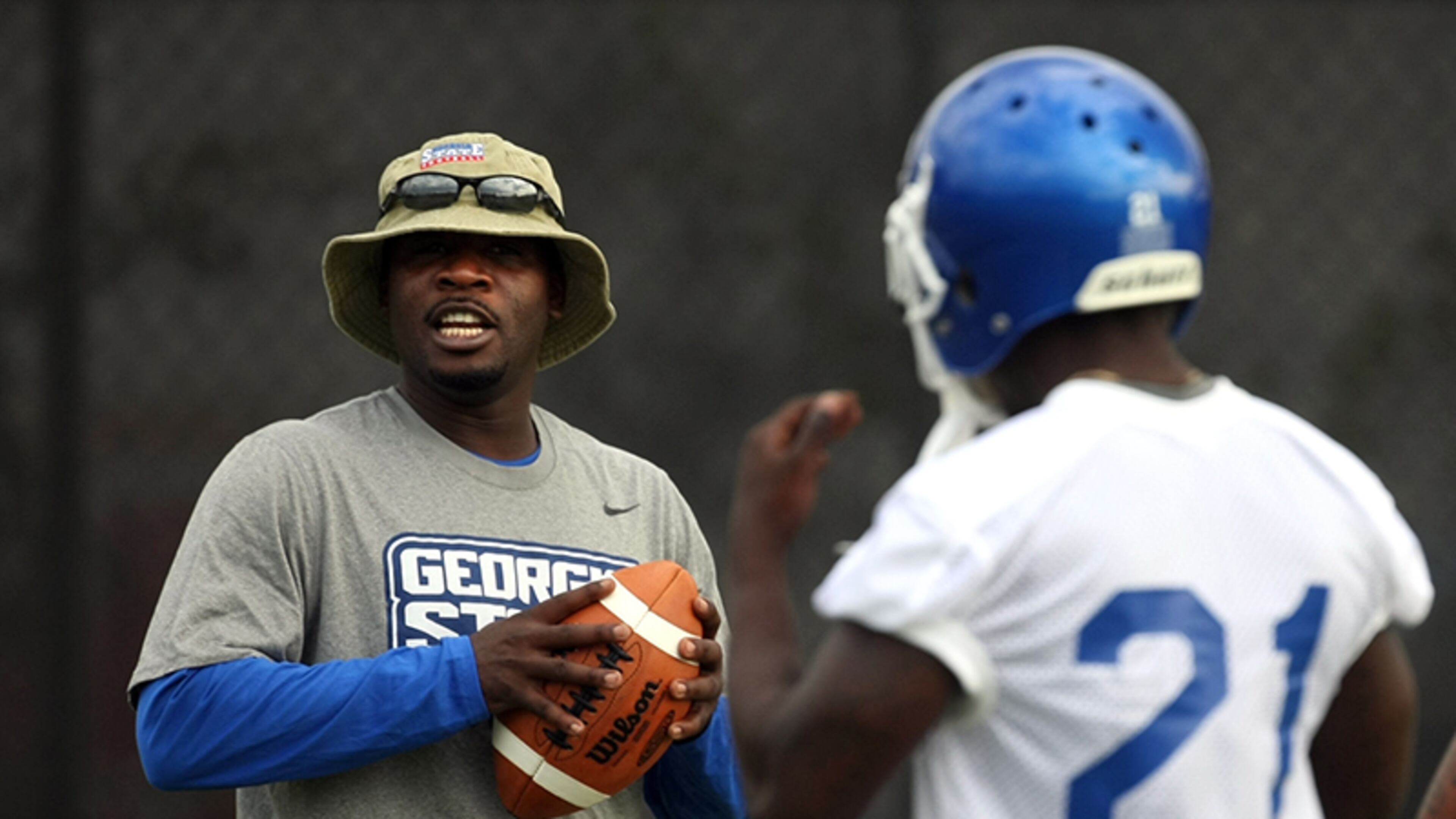 Former Georgia Tech All-American quarterback Joe Hamilton served on the Georgia State staff as a recruiting intern for coach Bill Curry in 2010 and then as an assistant for the 2011 and 2012 seasons.