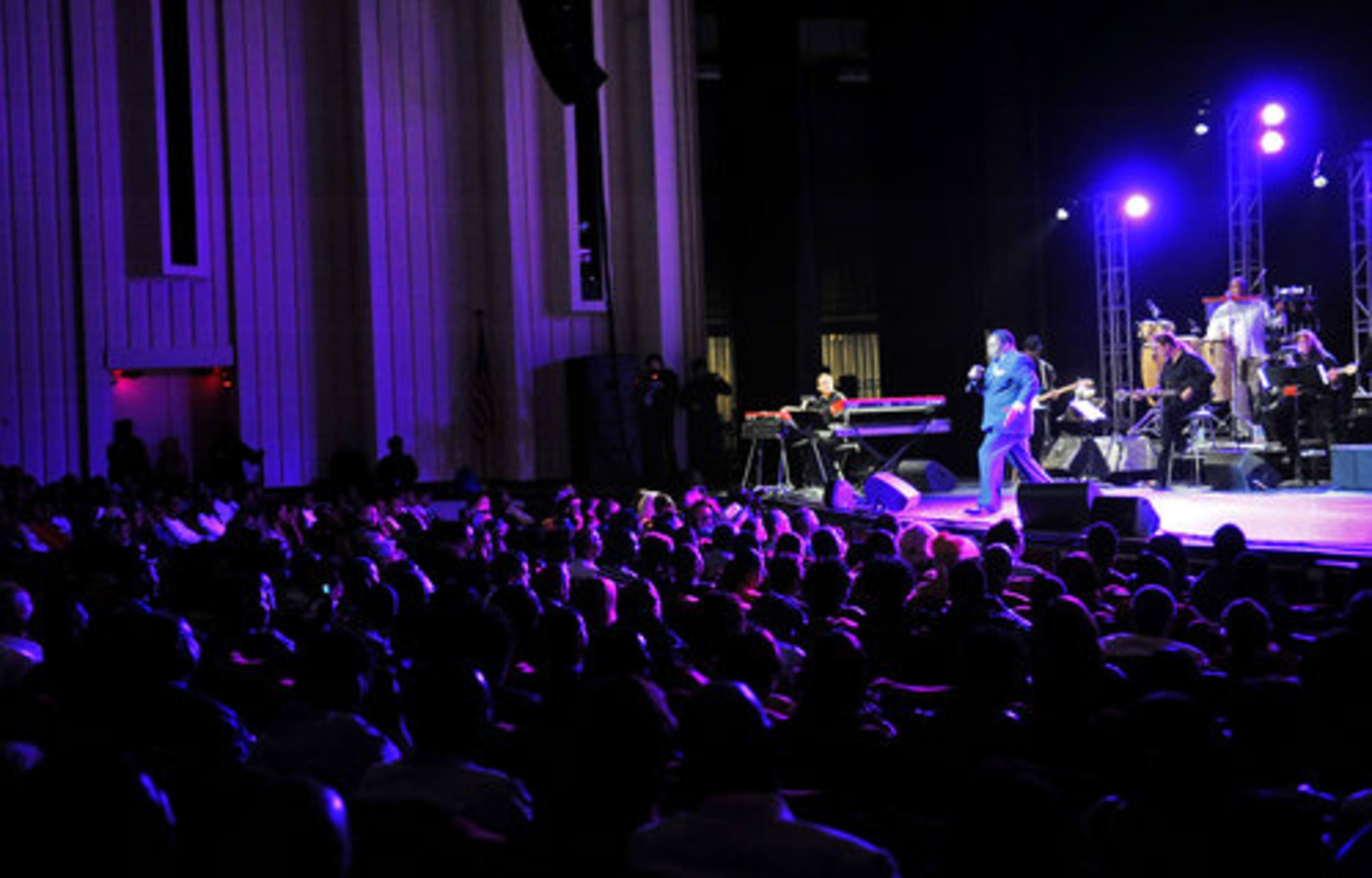 Eddie Levert performs during the Legends Celebration : To Curtis with Love at Atlanta Symphony Hall in Atlanta. Eddie Levert is the lead vocalist of the R&B vocal group, The O'Jays.