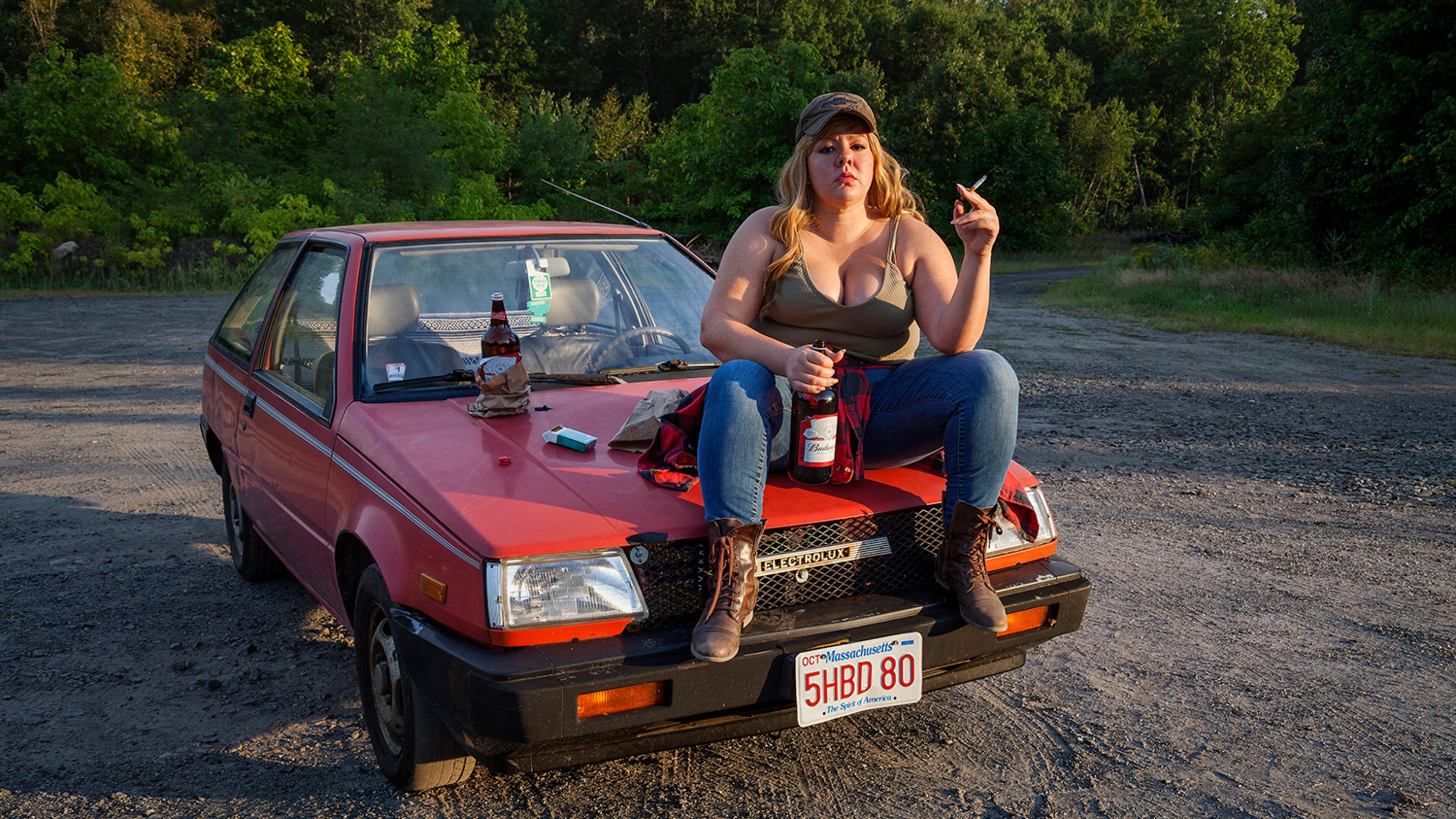 "Red State, Blue Plate" (2016) by Genevieve Gaignard.
Courtesy of Genevieve Gaignard and Shulamit Nazarian, Los Angeles