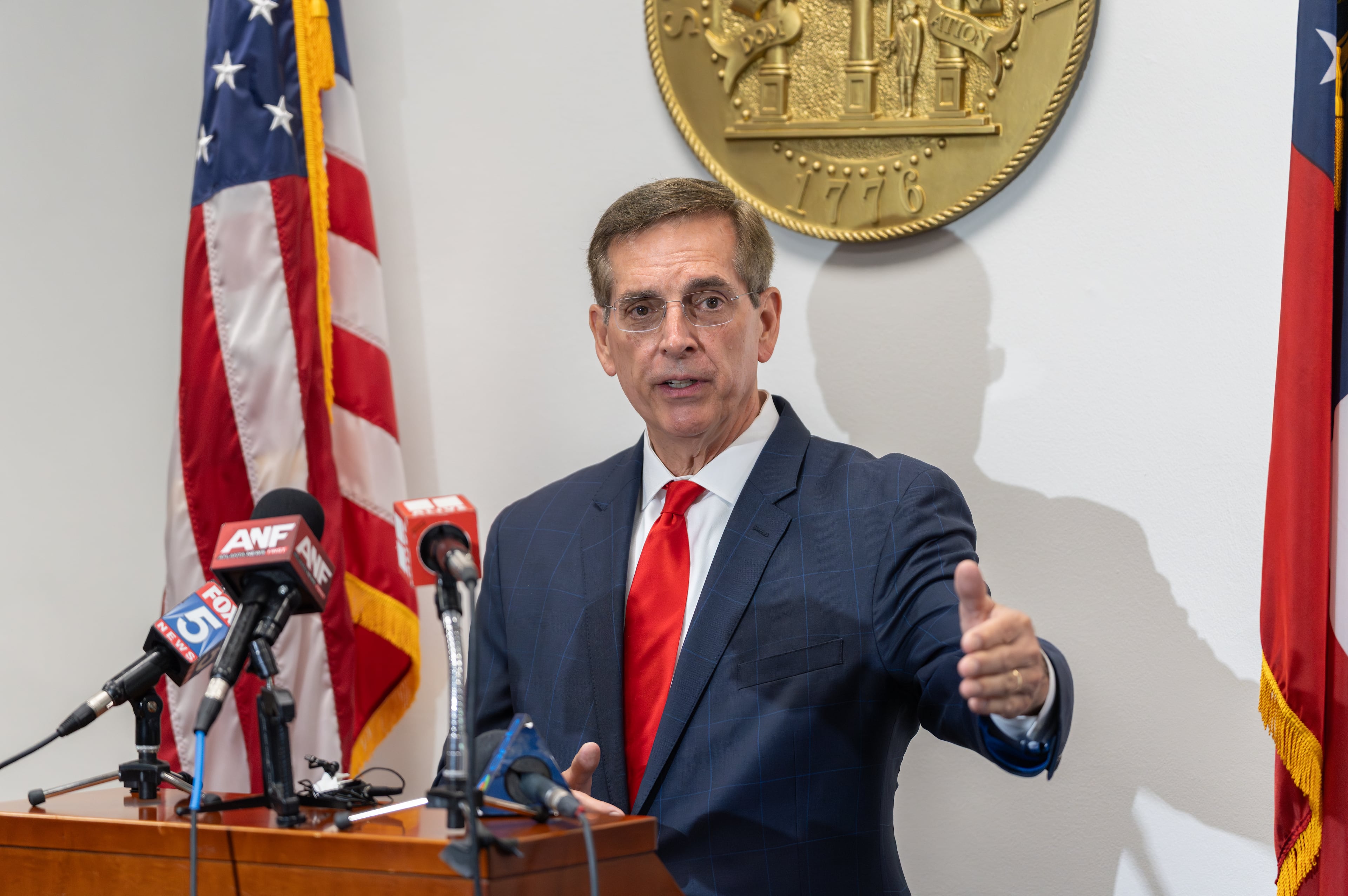 Brad Raffensperger press conference 05-19-26