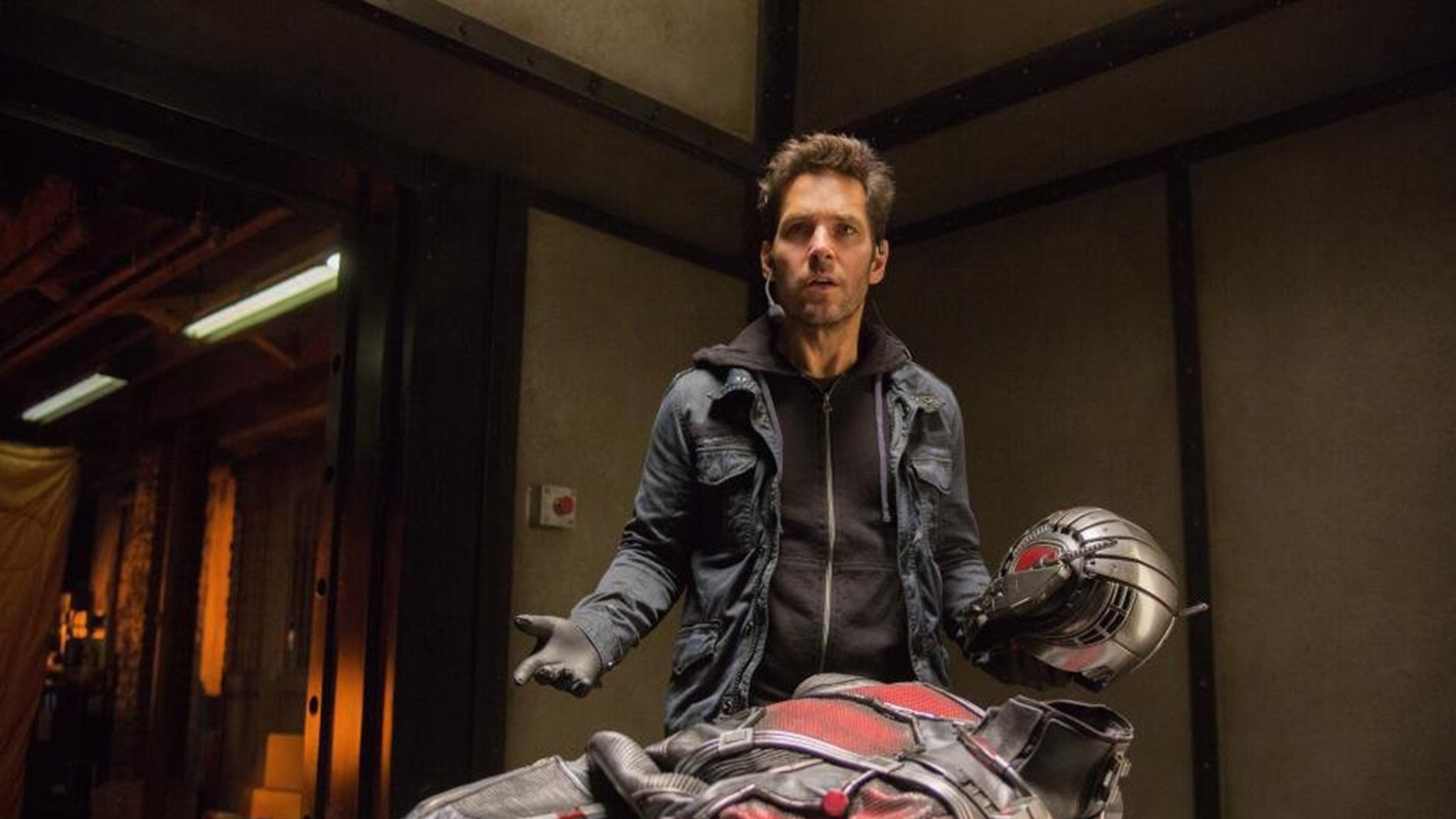 Paul Rudd plays the role of Scott Lang, a.k.a. Ant-Man, in “Ant-Man.”