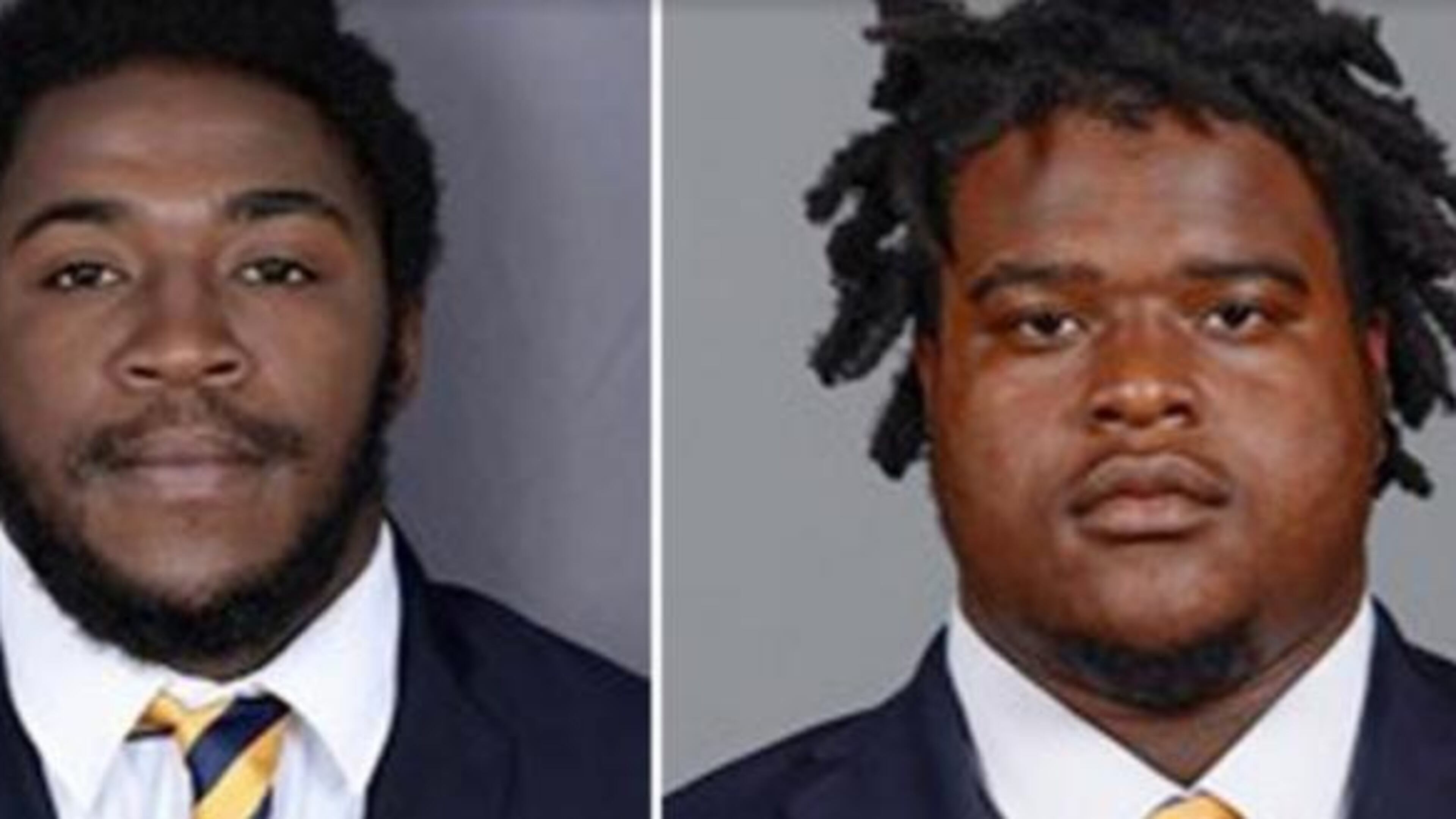 Anthony Jones, left, and Mershawn Miller were injured Thursday afternoon.