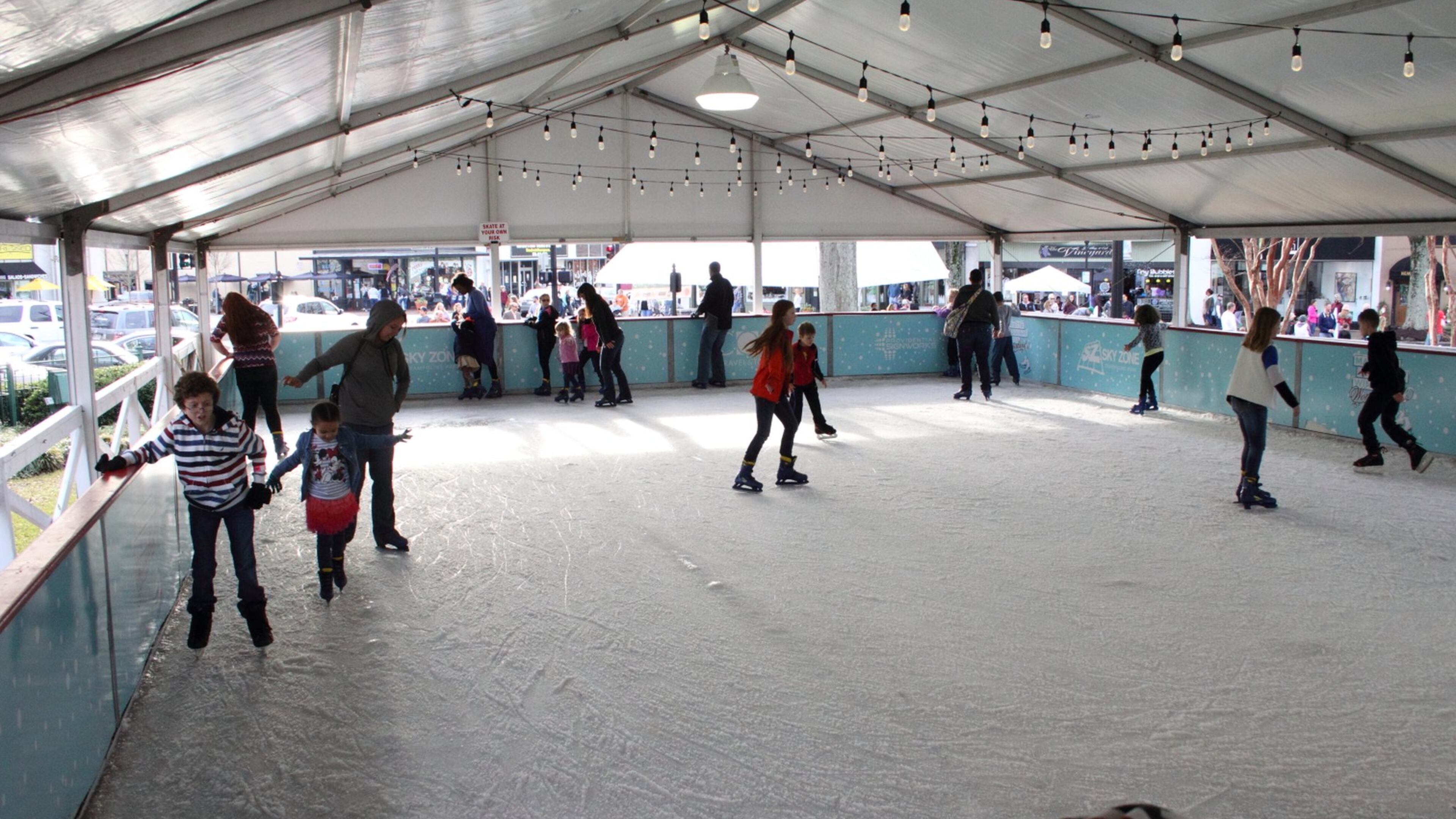 Ice skating is one of several winter-themed activities that will be available in the Marietta Square starting in November. CONTRIBUTED BY MARIETTA SQUARE