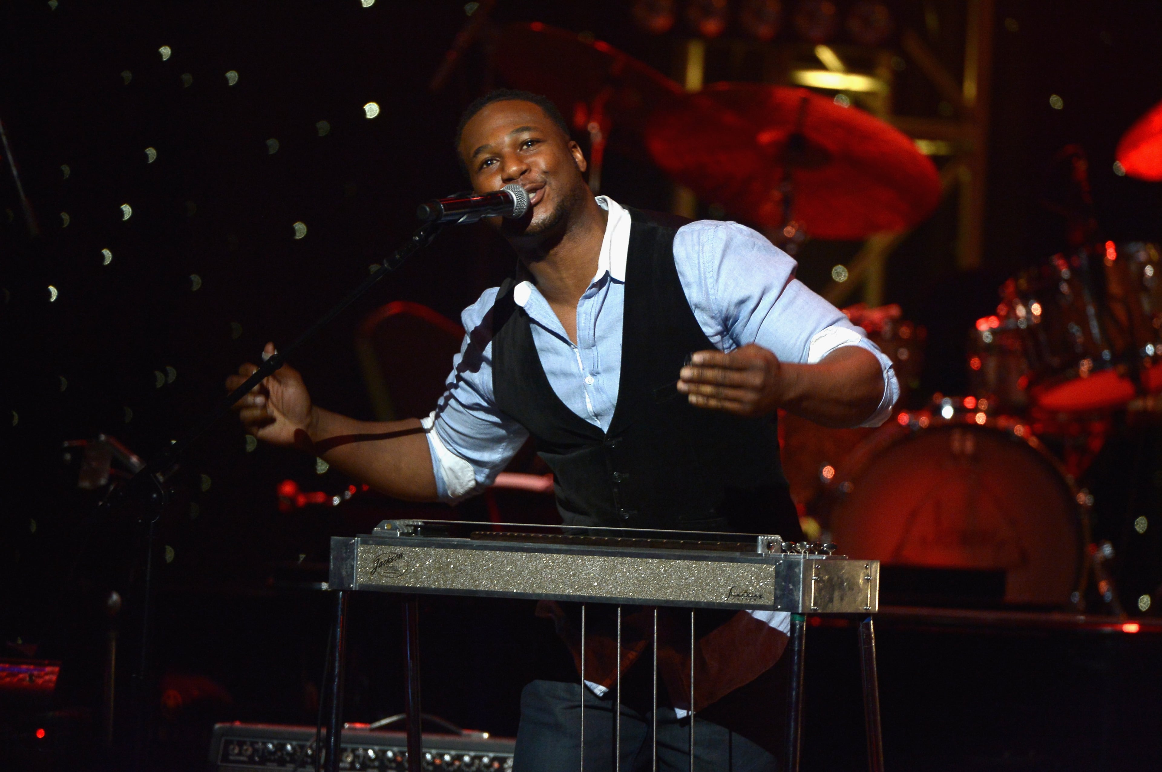 ATLANTA, GA - JANUARY 10: Robert Randolph performs during All My Friends: Celebrating the Songs & Voice of Gregg Allman at The Fox Theatre on January 10, 2014 in Atlanta, Georgia. (Photo by Michael Loccisano/Getty Images)