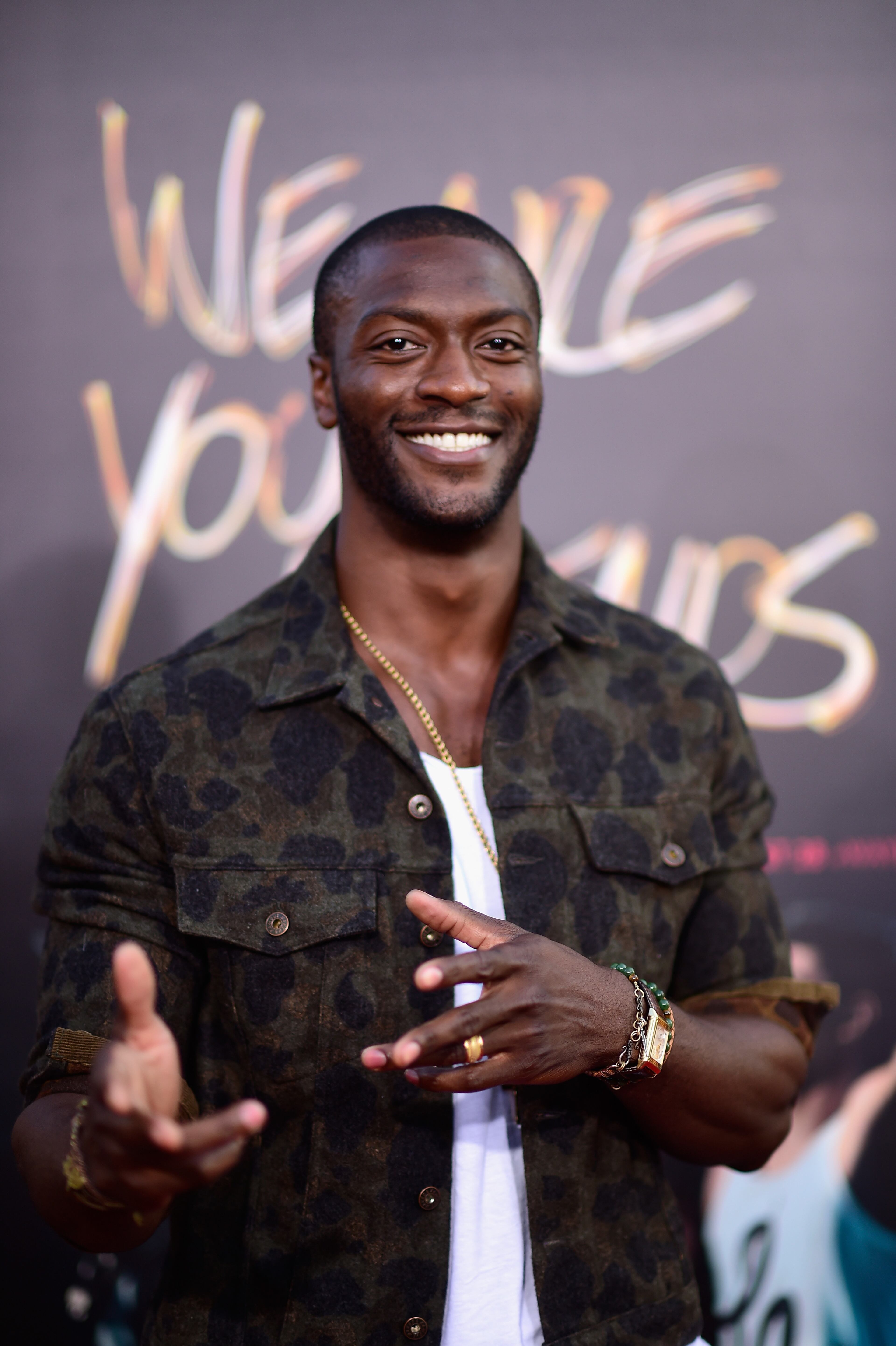 HOLLYWOOD, CA - AUGUST 20: Actor Aldis Hodge arrives at the Premiere Of Warner Bros. Pictures' "We Are Your Friends" at TCL Chinese Theatre on August 20, 2015 in Hollywood, California. (Photo by Frazer Harrison/Getty Images)