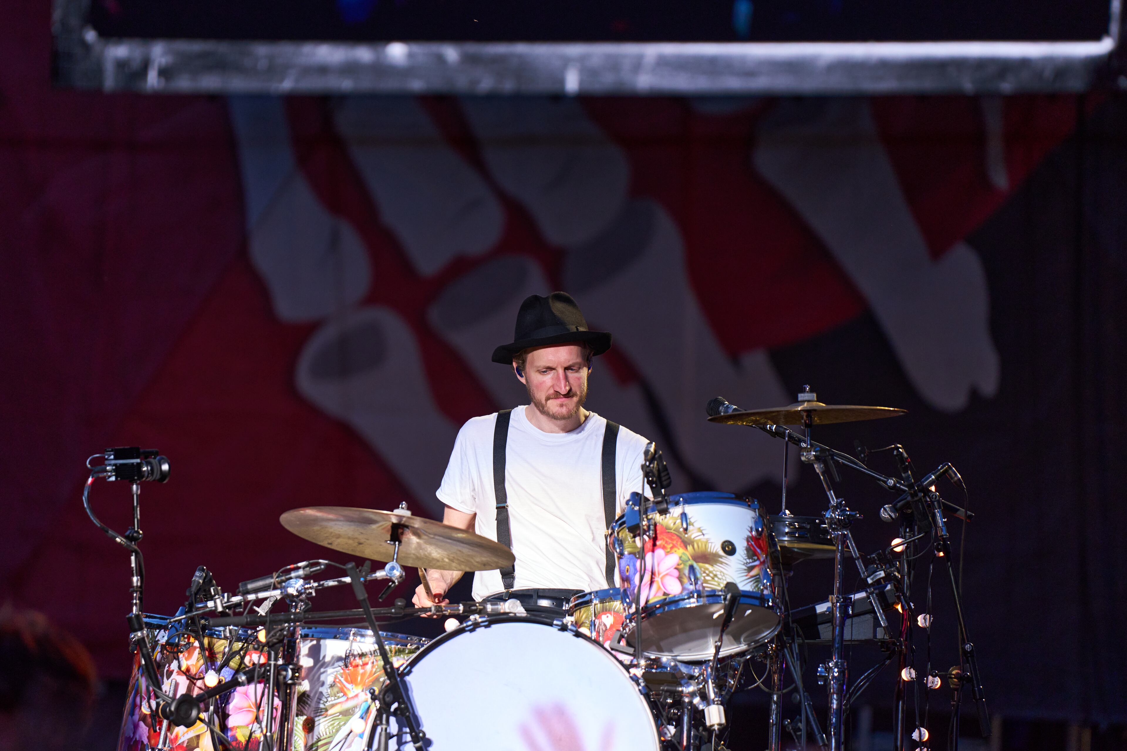 Jeremiah Fraites of The Lumineers performs on day 3 of the 10th anniversary of Shaky Knees at Central Park in Atlanta, Georgia, on May 07, 2023.