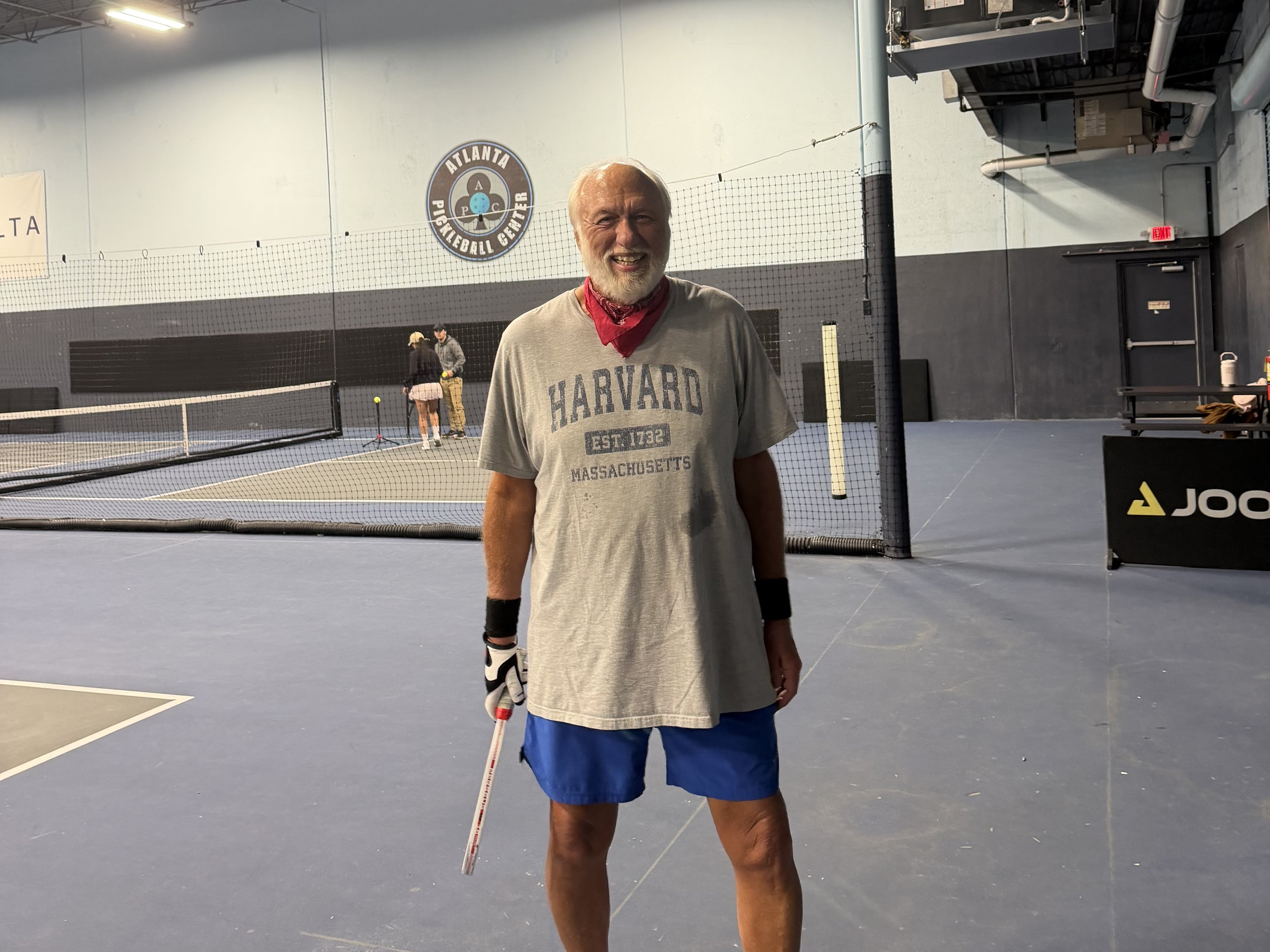Scott Toberman stays active through pickleball, a sport he says offers exercise, competition and community. (Courtesy of Scott Toberman)