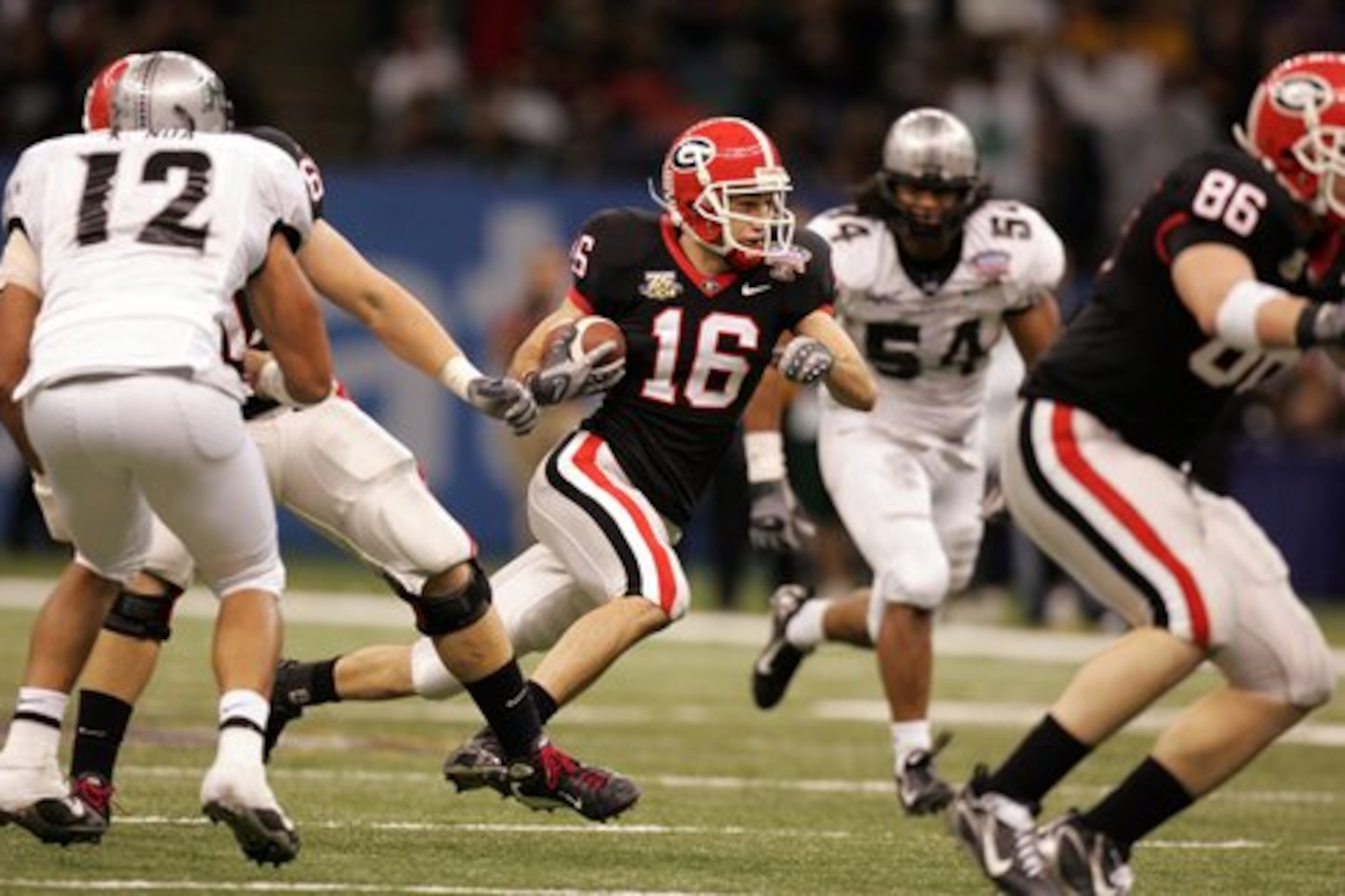 Calhoun native Kris Durham’s football career has taken him from the University of Georgia to the NFL and abroad. Now, Durham works as head of the NFL Academy in Loughborough, England. (Brant Sanderlin/AJC file)