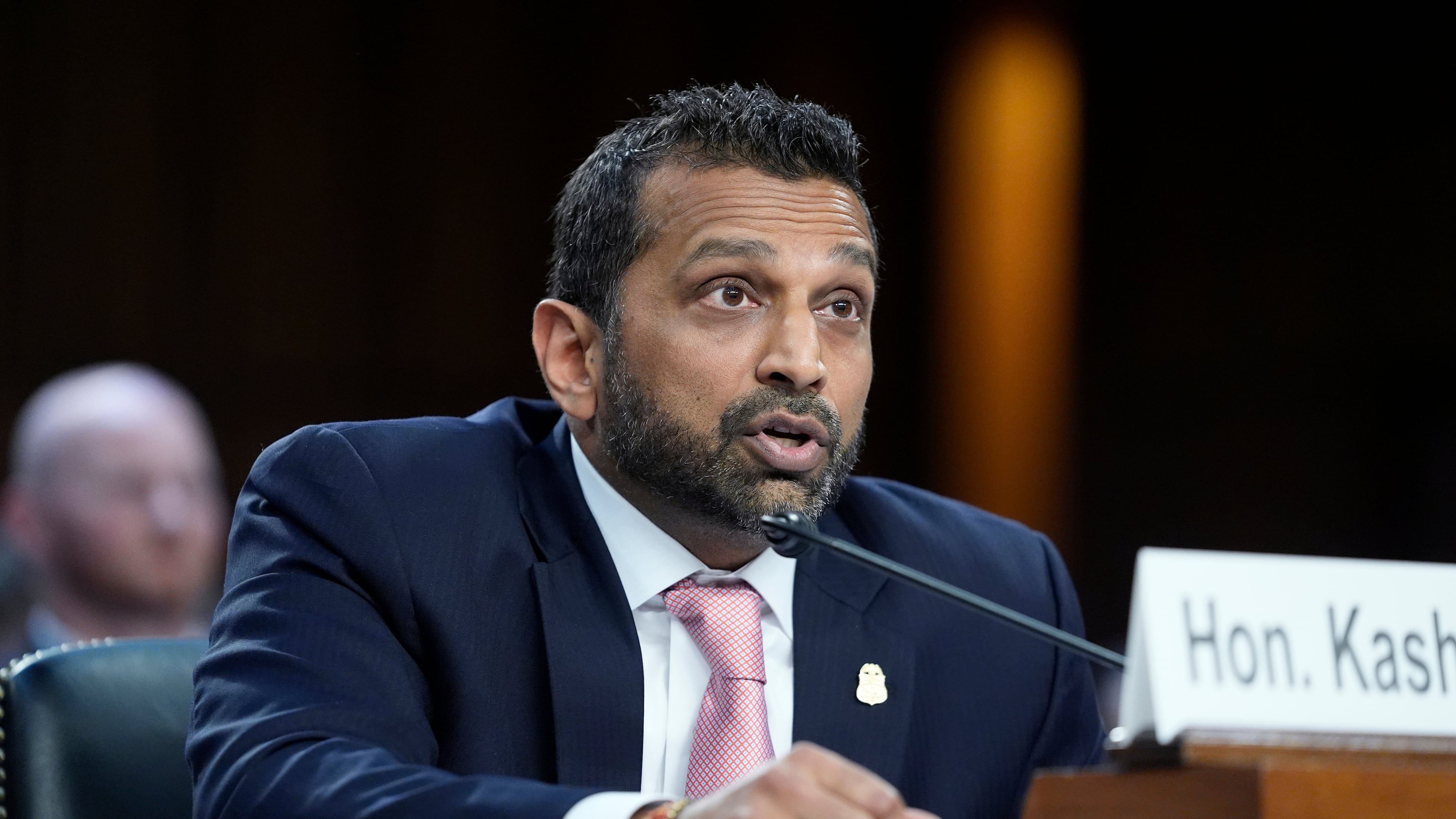 FBI Director Kash Patel testifies during the Senate Judiciary hearing on Oversight of the Federal Bureau of Investigation, Tuesday, Sept. 15, 2026 in Washington. (AP Photo/Manuel Balce Ceneta)
