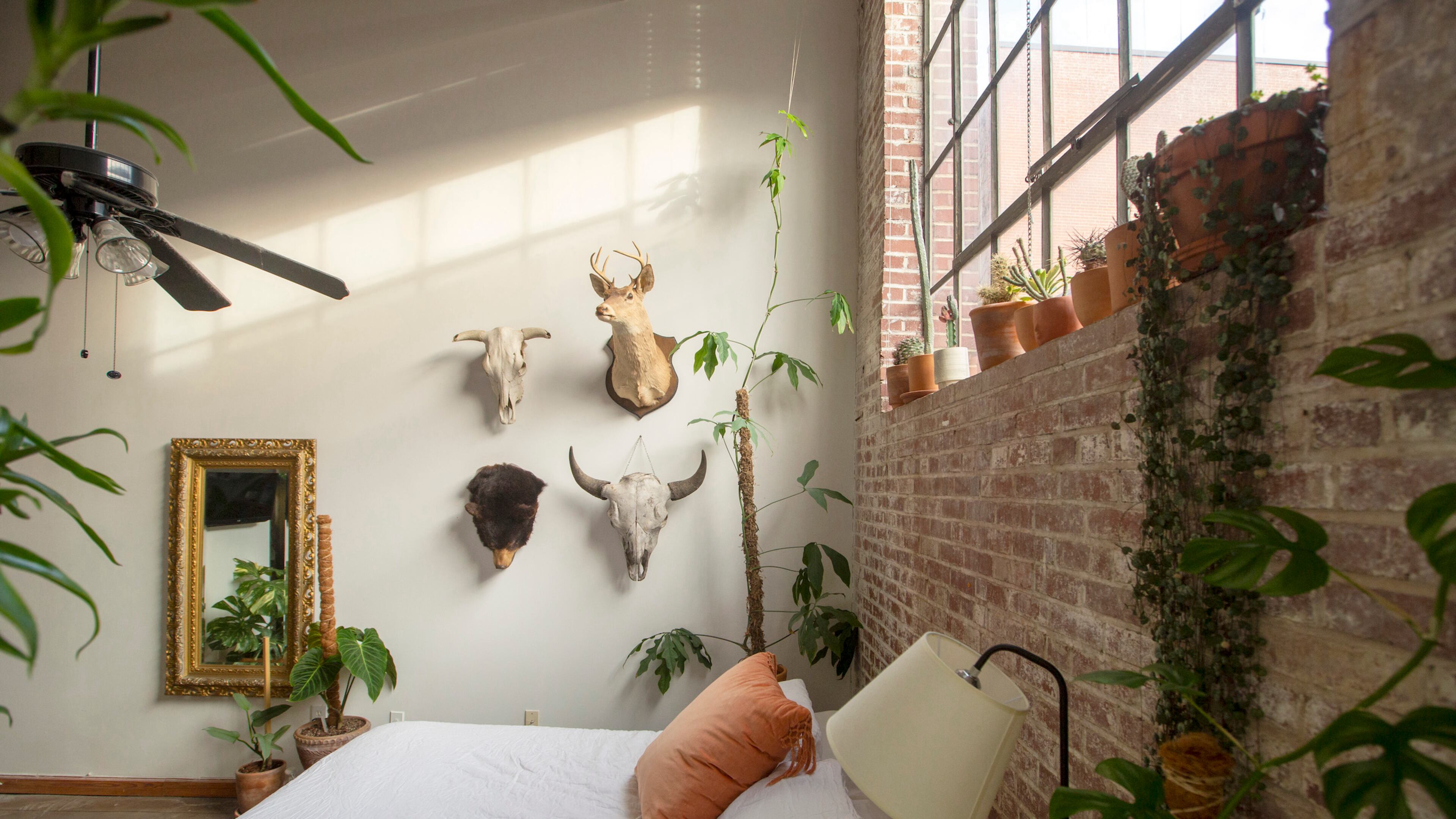 The most important part of decorating with houseplants says Libby Hockenberry, co-owner with husband Cary Smith of The Victorian Atlanta in Old Fourth Ward and East Atlanta Village, is making sure they have adequate light for the plant type. Courtesy of Cary Smith/The Victorian Atlanta