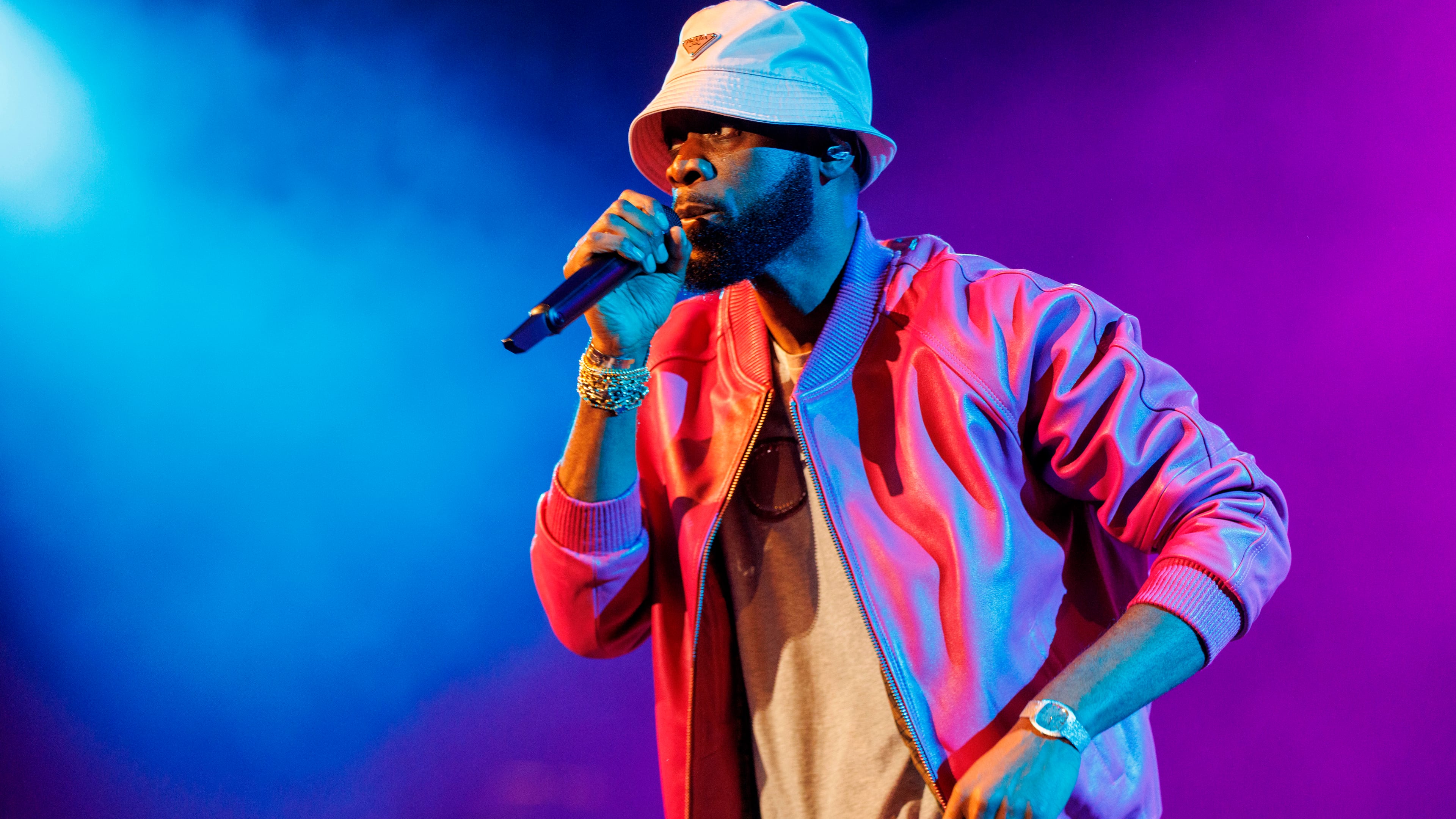 FILE - Prakazrel "Pras" Michel, of the Fugees, performs during "The Miseducation of Lauryn Hill" 25th anniversary tour, Nov. 5, 2023, at the Kia Forum in Inglewood, Calif. (Photo by Willy Sanjuan/Invision/AP, File)