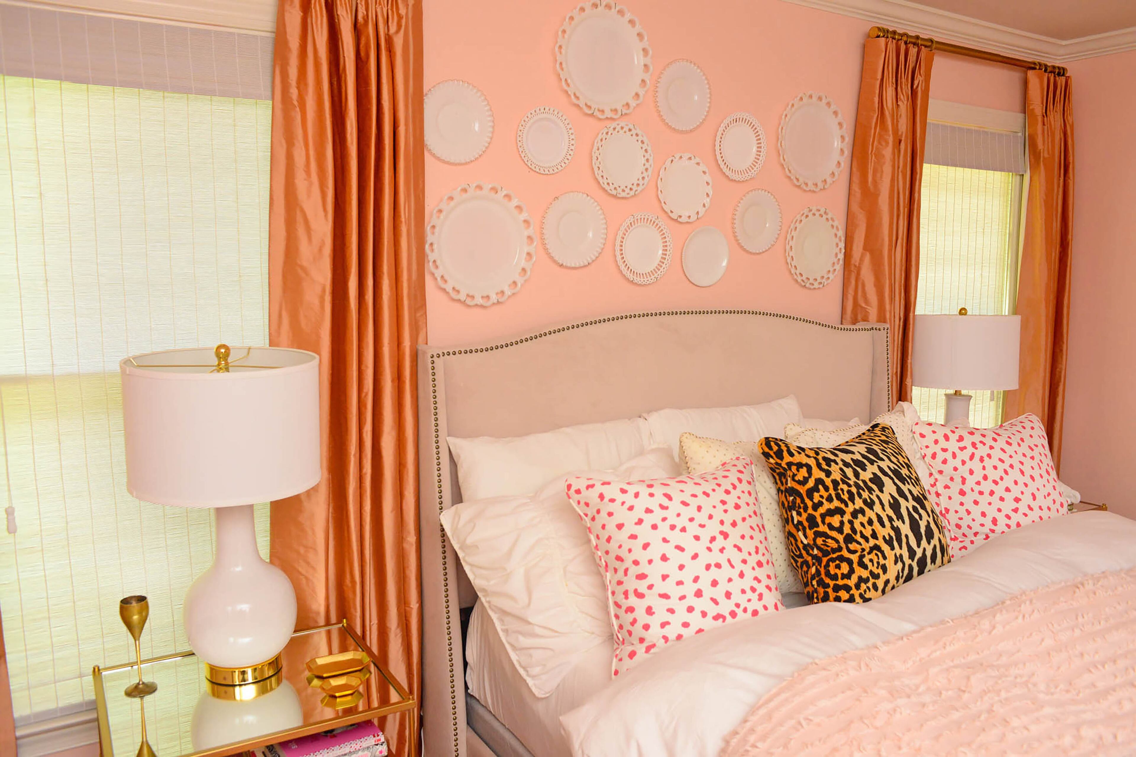 "I really wanted to give her a space that she loved and felt at home in that also paid homage to her transition in life from little girl to a young lady" Edee said of her teen's room..