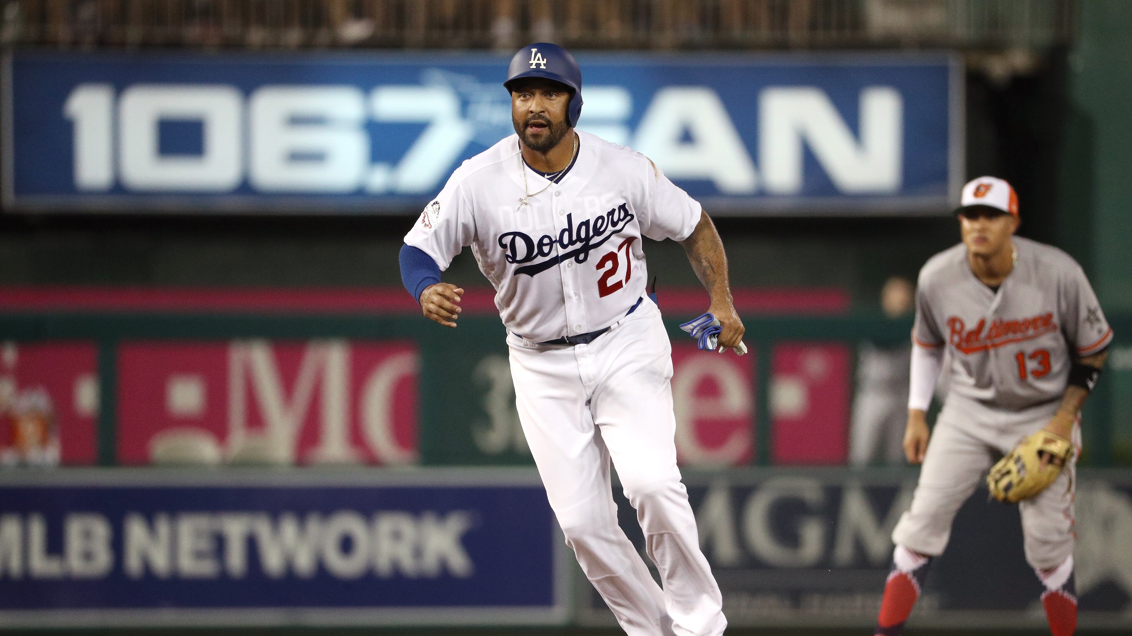 Matt Kemp cuts a dashing figure at the All-Star game. (Patrick Smith/Getty Images)