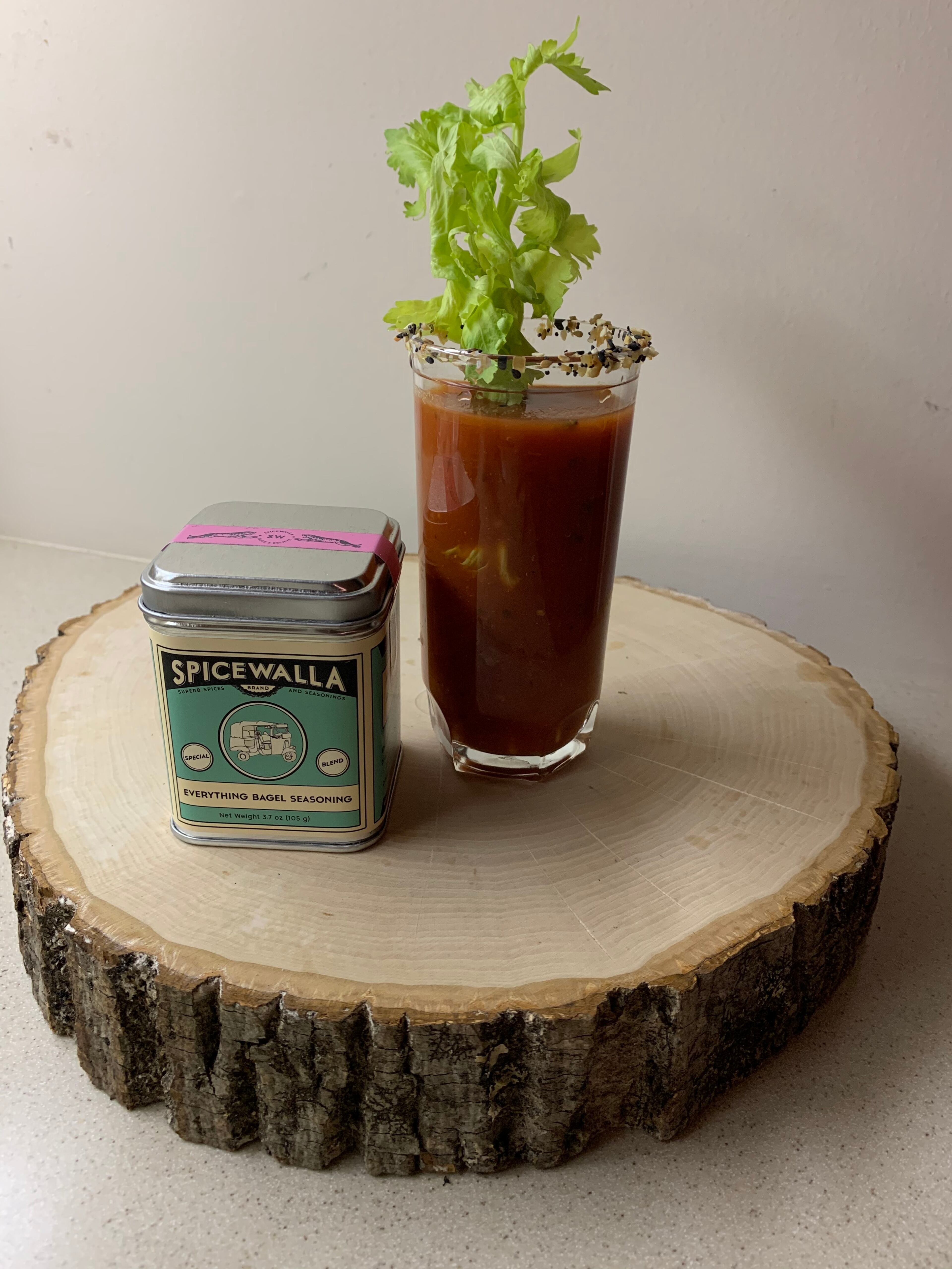 Spicewalla's Everything bagel blend is good on bagels, and even better rimming a bloody mary.