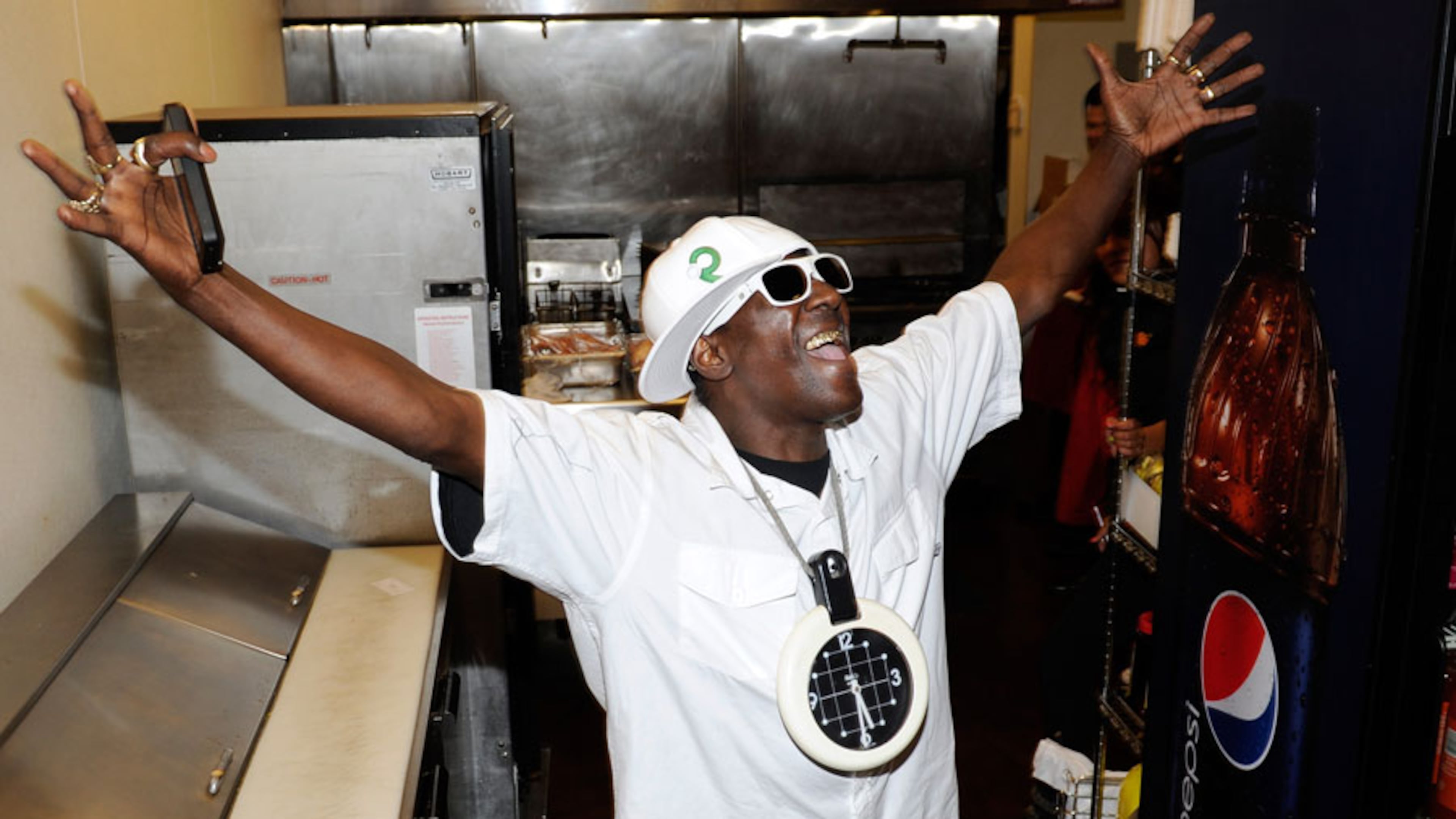 Entertainer Flavor Flav will fight a misdemeanor domestic battery charge stemming from a scuffle with his girlfriend at home in suburban Las Vegas, his attorneys said Tuesday.