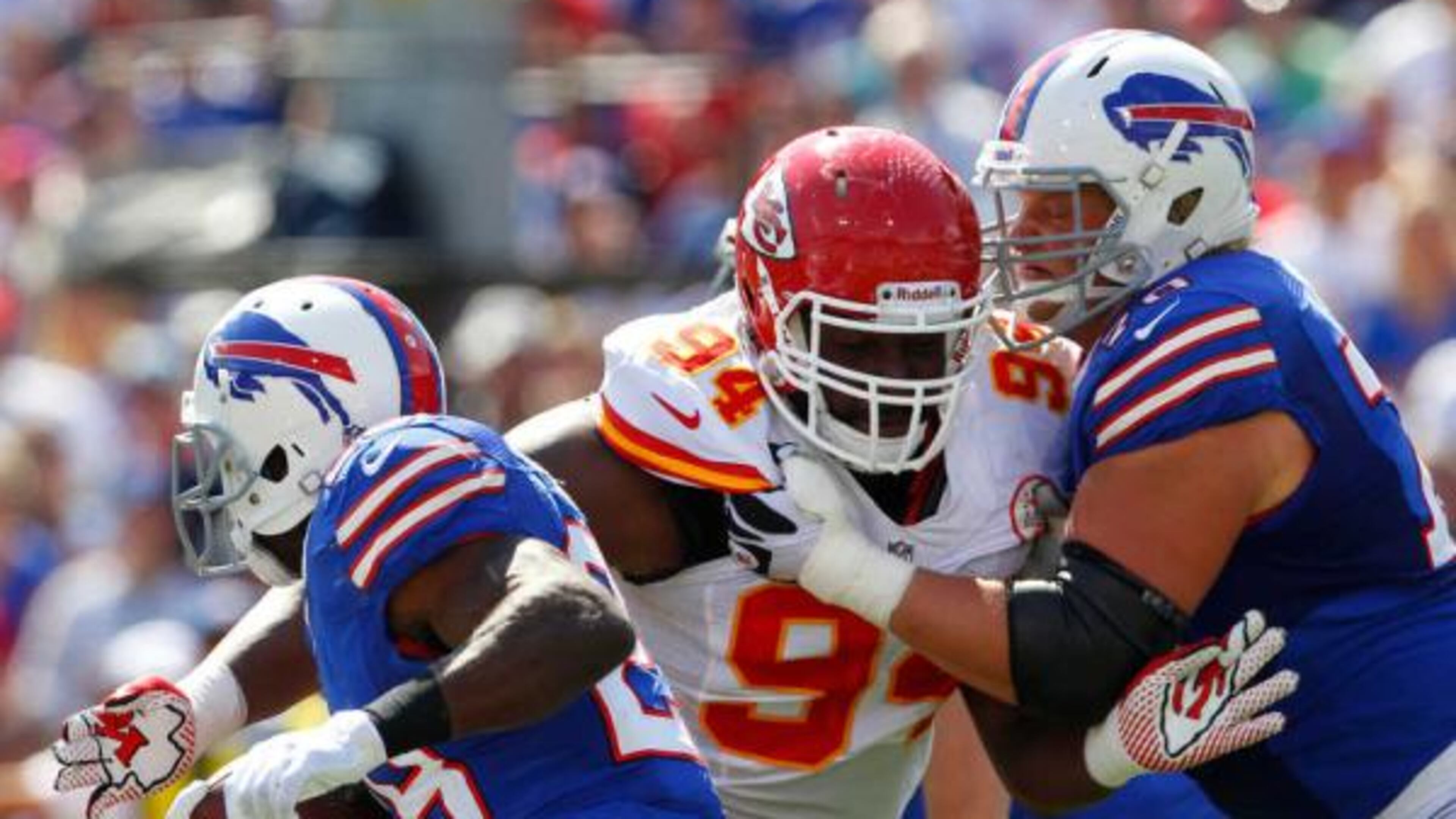 SEPTEMBER 2012 FILE PHOTOGRAPH/THE ASSOCIATED PRESS Tyson Jackson, drafted by Kansas City third overall in 2009, has agreed to terms with the Falcons.