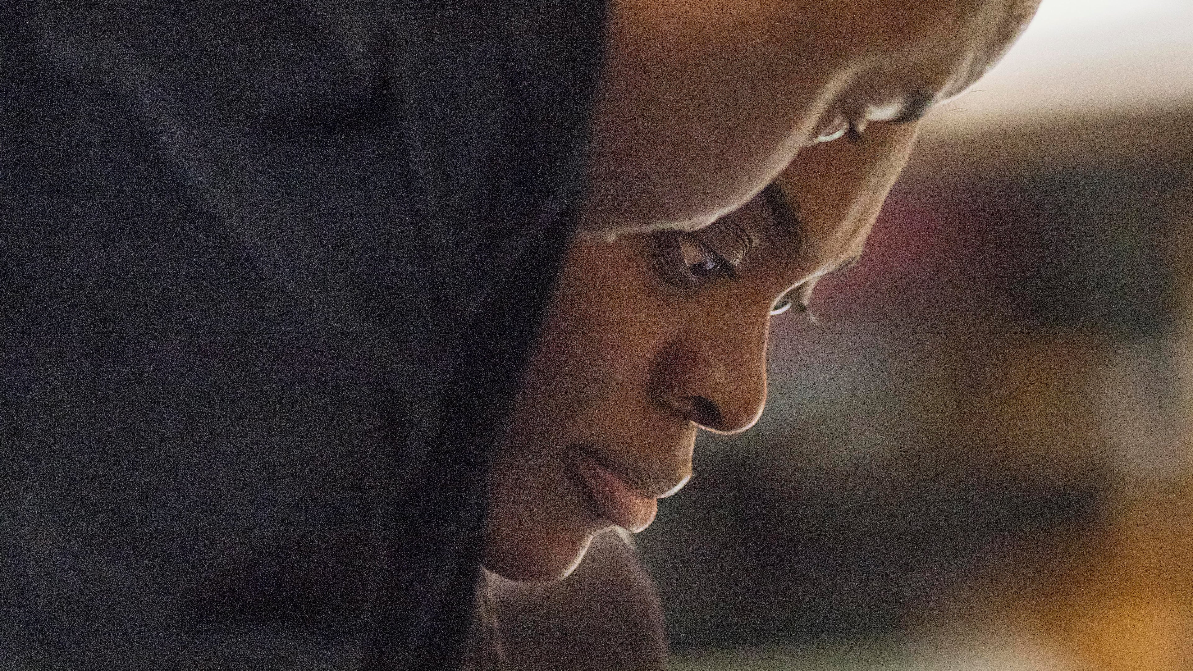 04/15/2019 -- Lawrenceville, Georgia -- Attorney Brad Gardner (left) speaks with Tiffany Moss (center) during jury selection for her death penalty trial in front of Gwinnett County Superior Court Chief Judge George Hutchinson III at the Gwinnett County Courthouse in Lawrenceville, Monday, April 15, 2019.(ALYSSA POINTER/ALYSSA.POINTER@AJC.COM)