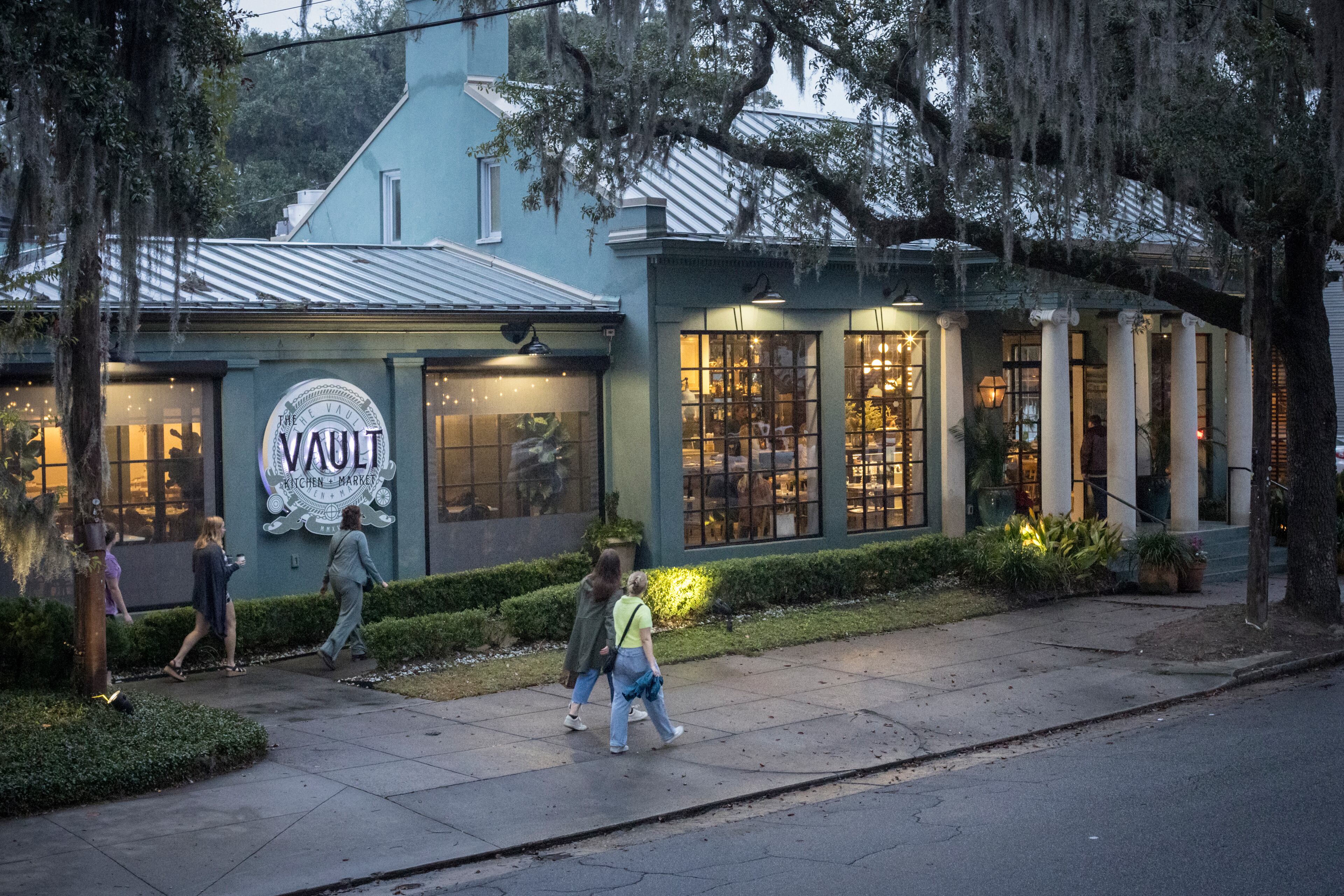 The Vault Kitchen & Market is a converted bank in Savannah's Starland District. Stephen B. Morton for The Atlanta Journal-Constitution