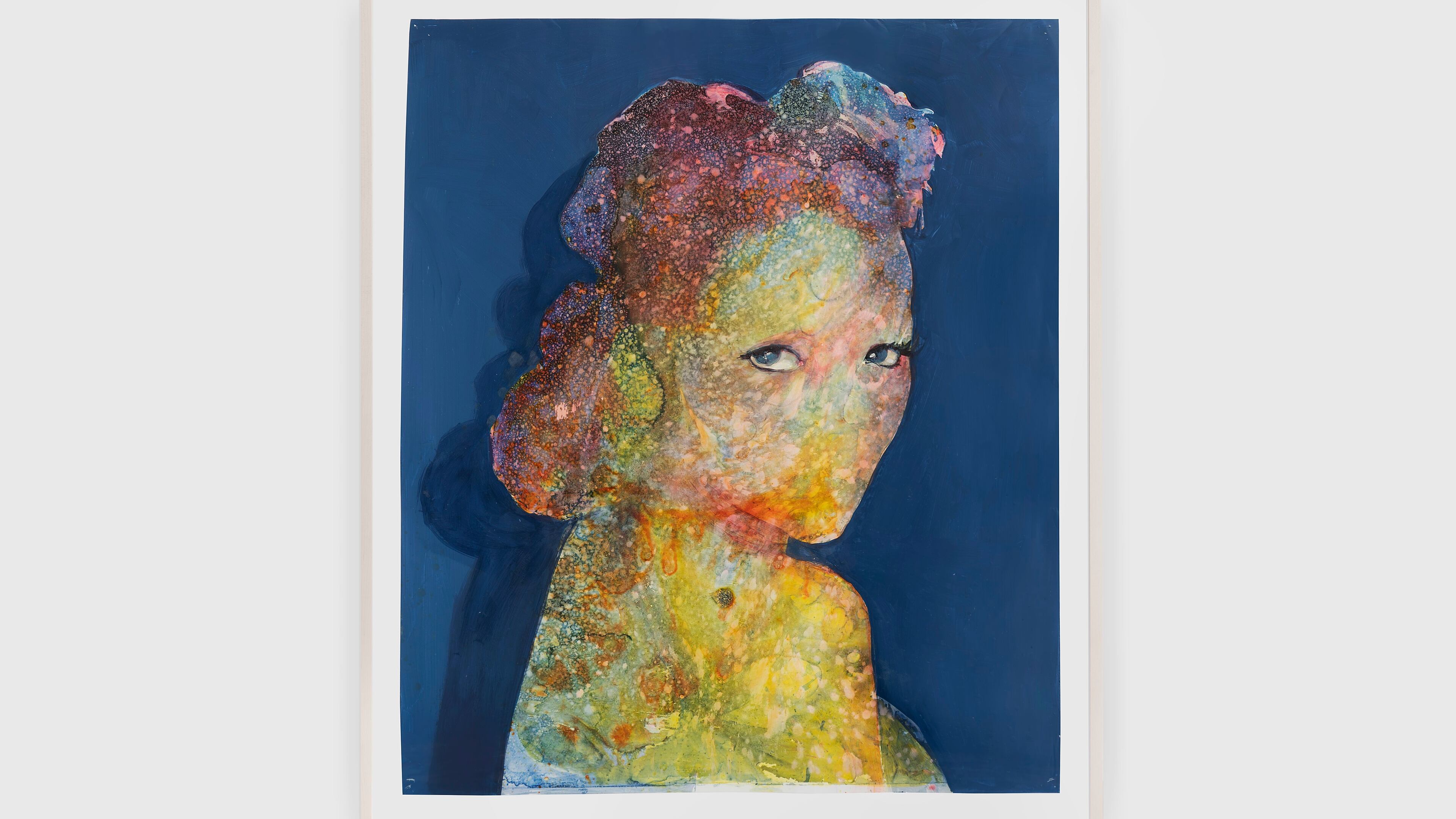 "Fragrant with dawn and dew" (2018) acrylic and ink on paper, from artist Firelei Báez featured in the group show "{UNDER}flow" at the Bernard A. Zuckerman Museum of Art.
Courtesy of Bernard A. Zuckerman Museum of Art