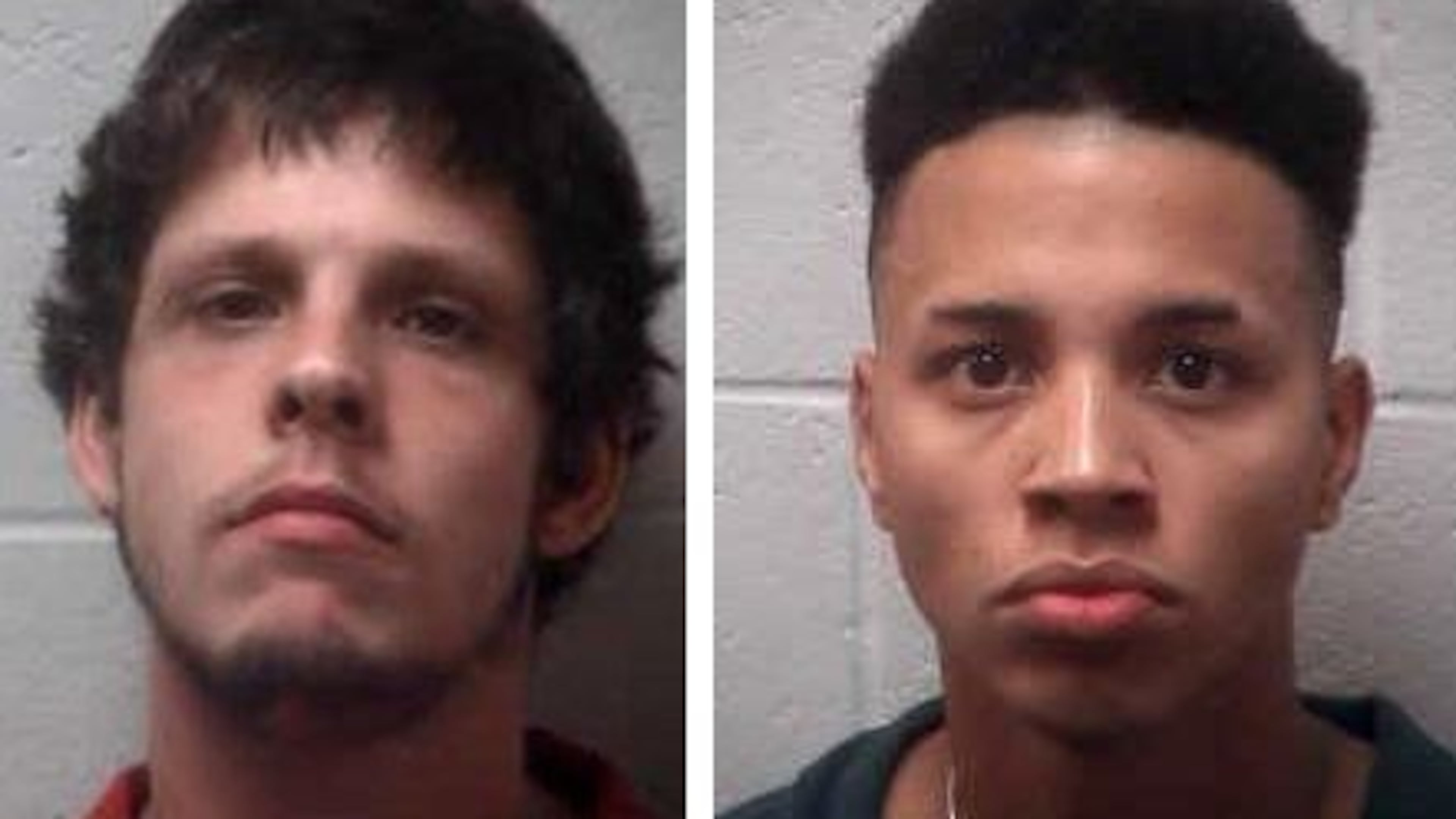 Jacob Kosky, left, was indicted on four counts of malice murder, eight counts of felony murder, four counts of aggravated assault, one count of possession of a firearm during the commission of a felony, one count of possession of a firearm by a convicted felon and one count of felony theft by taking. Matthew Baker was indicted on four counts of malice murder, four counts of felony murder, four counts of aggravated assault, and one count of possession of a firearm during the commission of a felony.