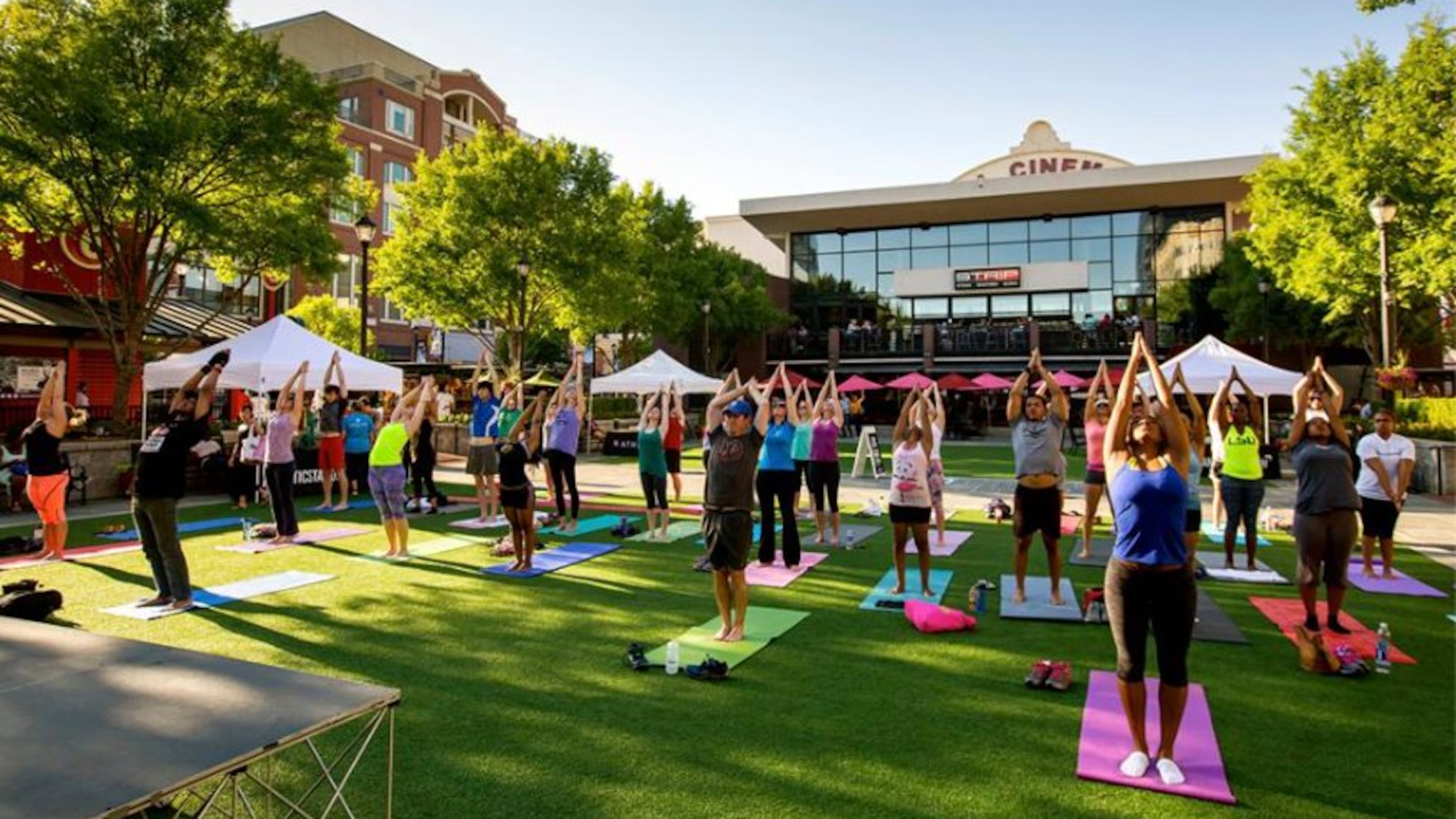 Wellness Wednesdays take place each Wednesday at Central Park in Atlantic Station.