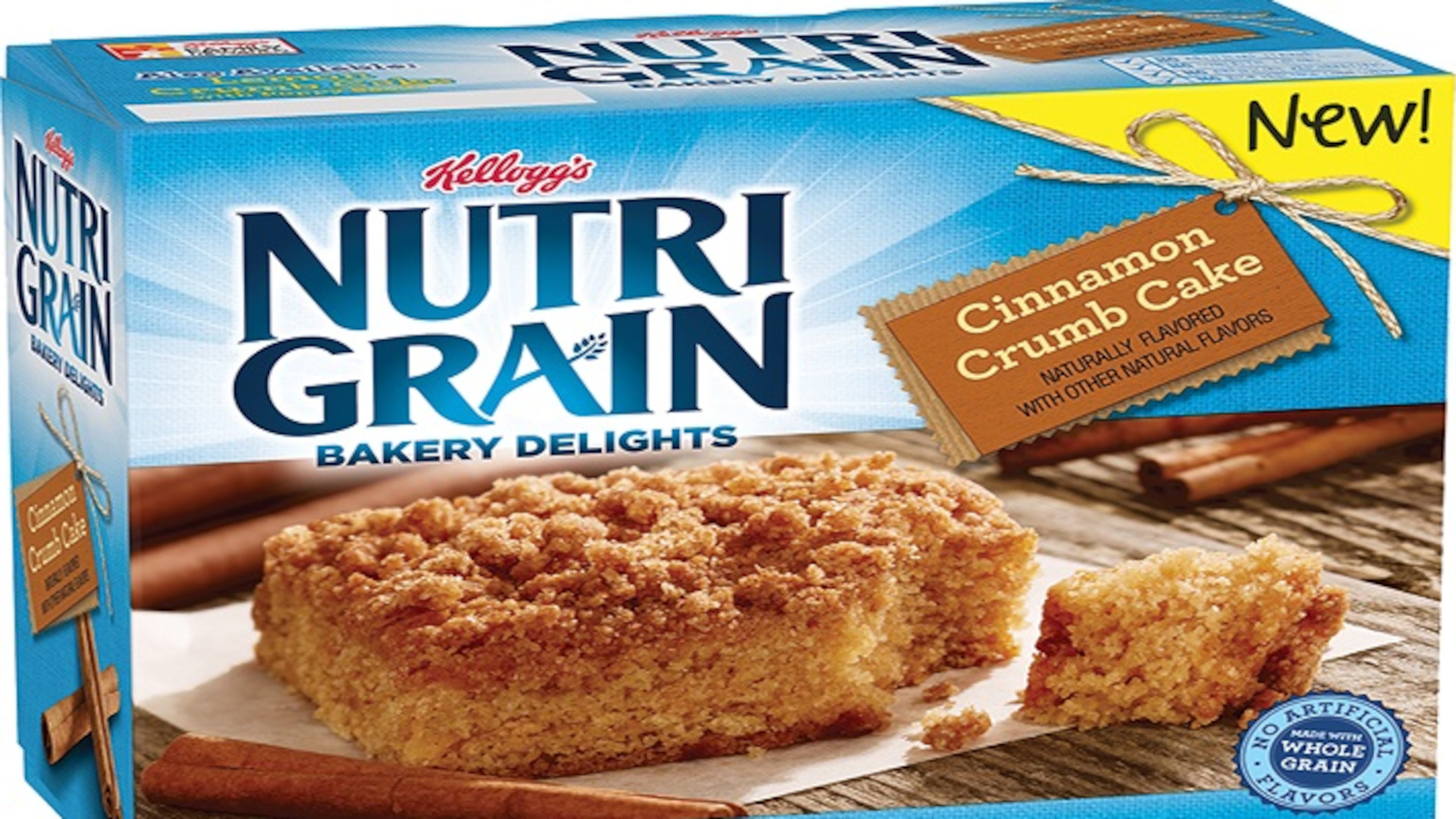 Nutri Grain Cinnamon Crumb Cake. (Kellogg's)