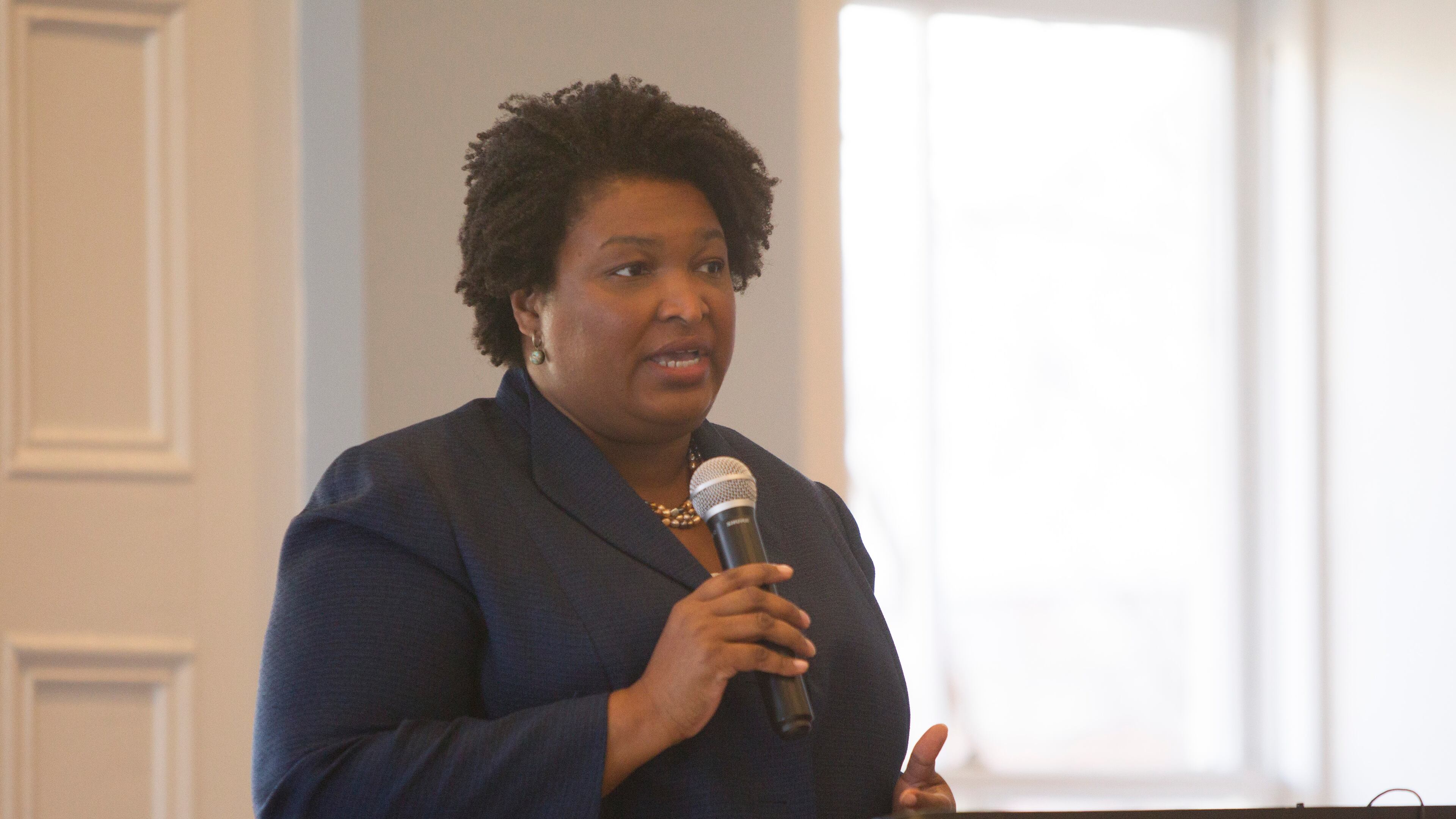Stacey Abrams is a Democratic candidate for governor. (REANN HUBER/REANN.HUBER@AJC.COM)