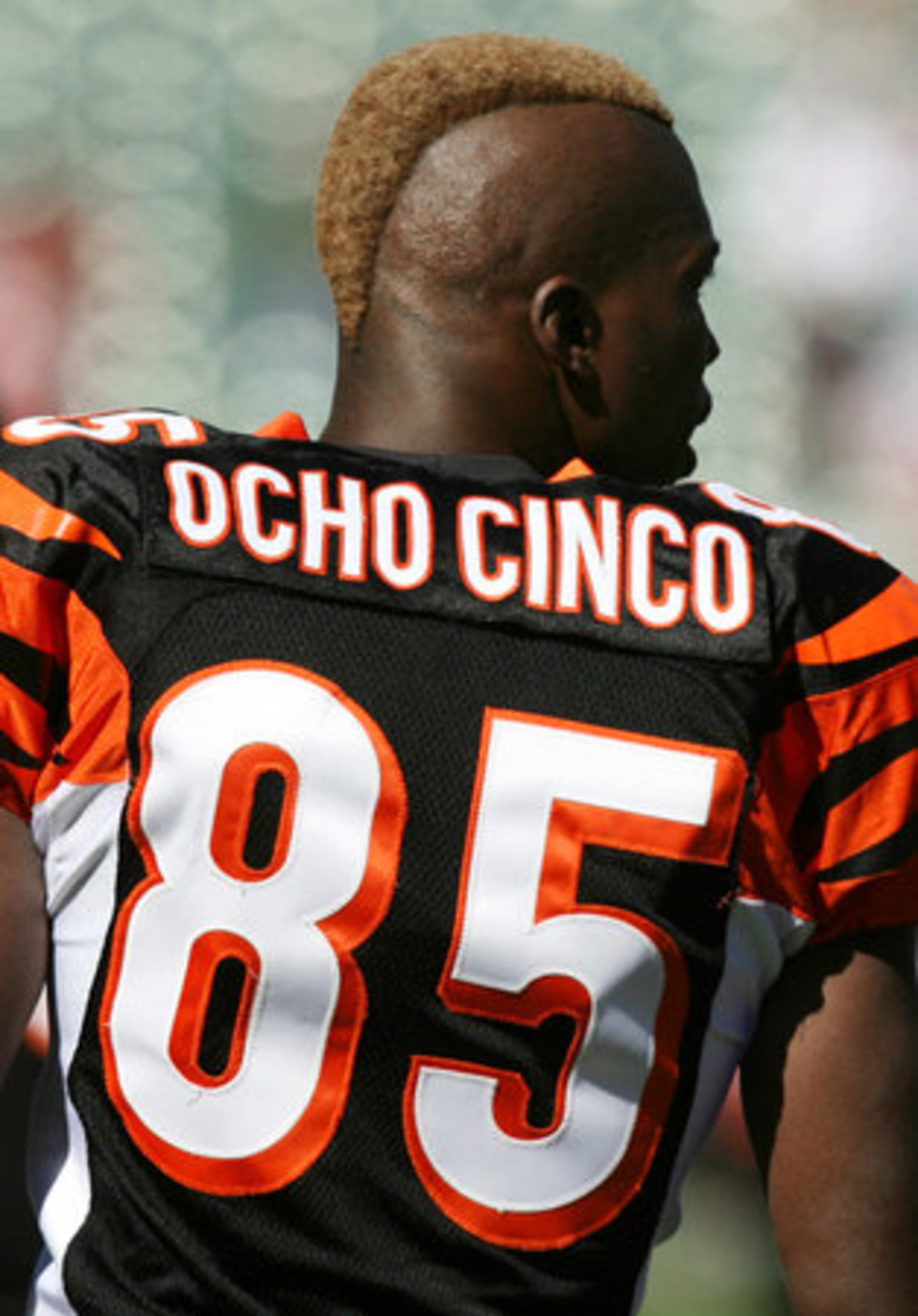 Chad Johnson of the Cincinnati Begals legally changed his last name to OchoCinco, a rough Spanish version of his jersey number, 85. Johnson's children include Chad II, Chade and Cha'iel.