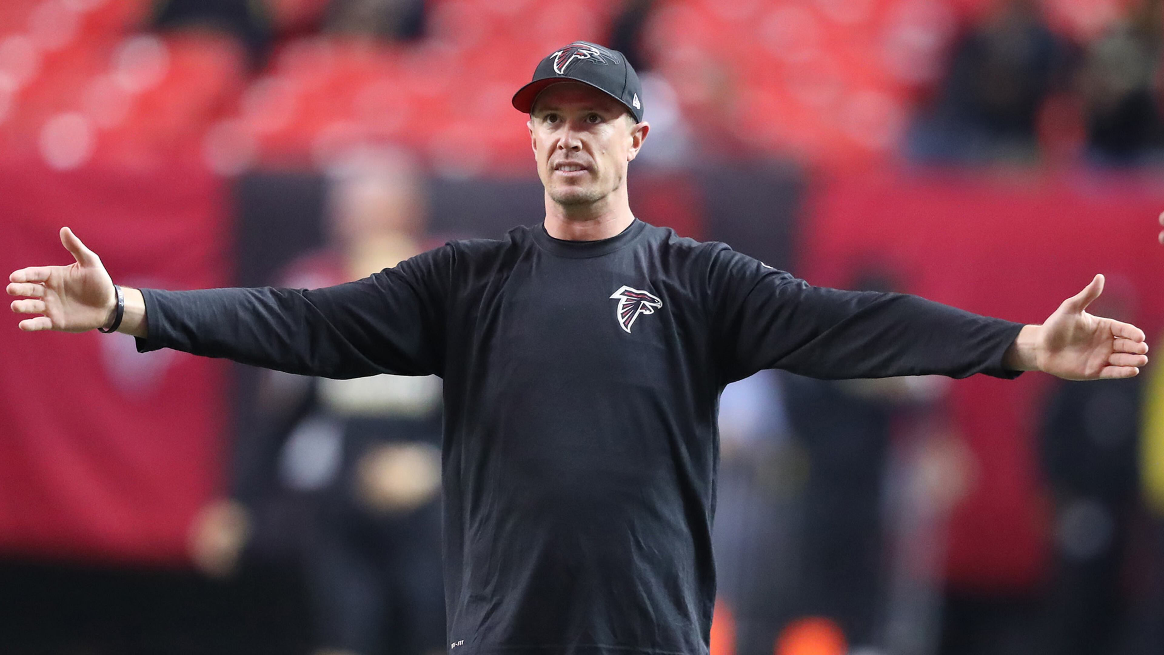 January 1, 2017, Atlanta: Matt Ryan prepares to play the Saints on Sunday, Jan. 1, 2017, in Atlanta. Curtis Compton/ccompton@ajc.com