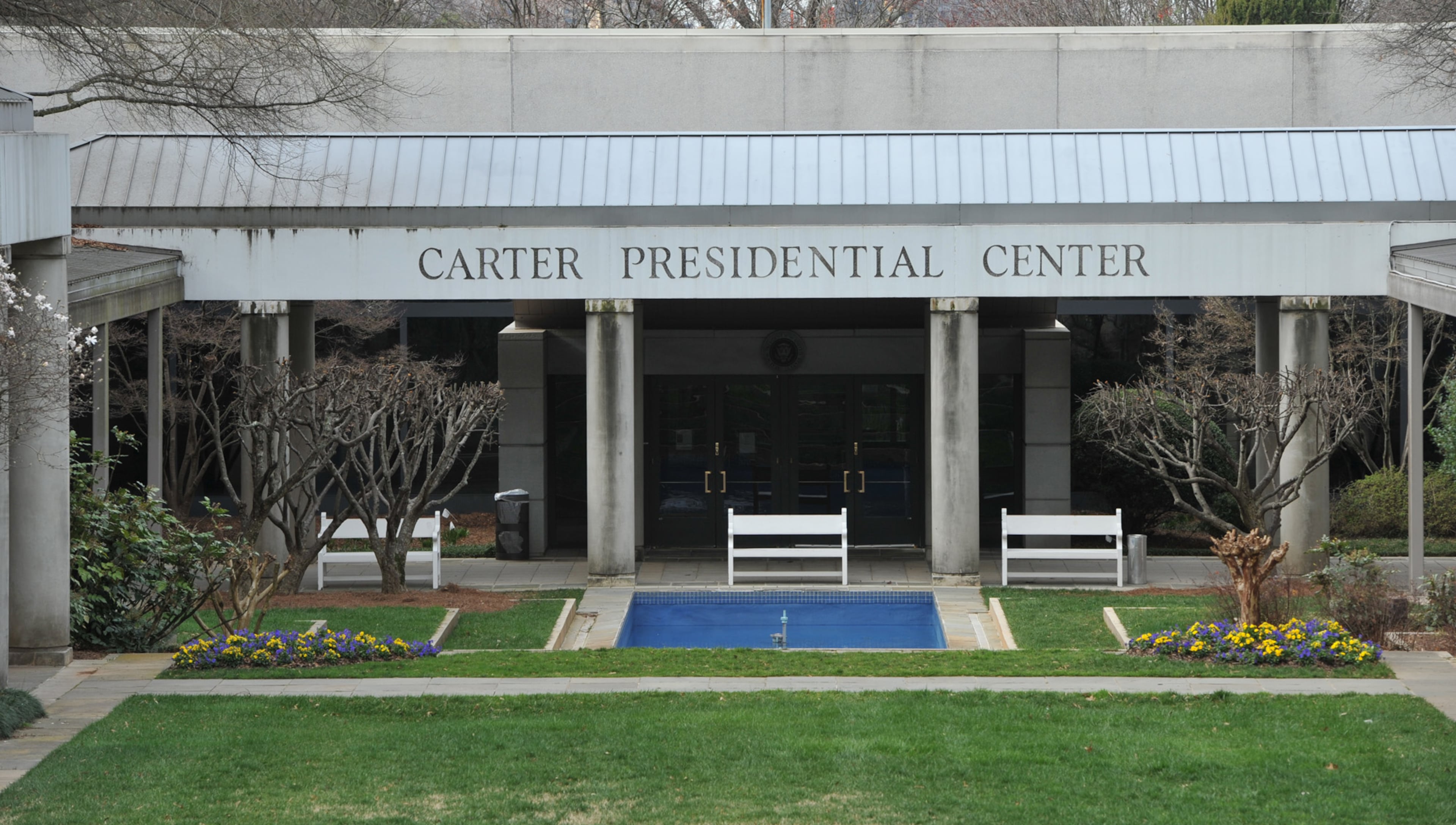 The Carter center honors former Georgia President of the United States Jimmy Carter.