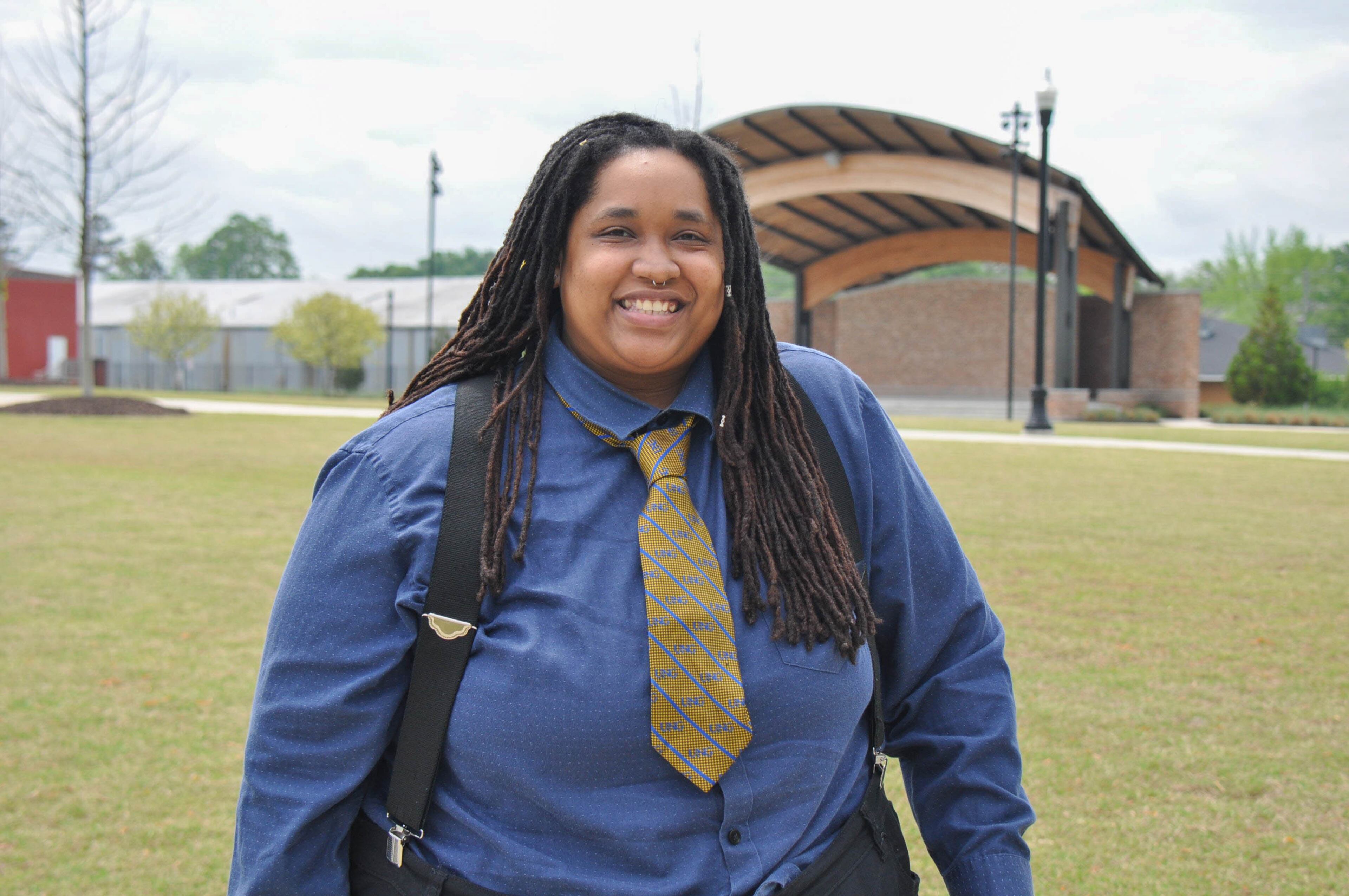 Domini'que Allen worked at the University of North Georgia food bank as an assistant director. (Photo Courtesy of Olivia Wakim)