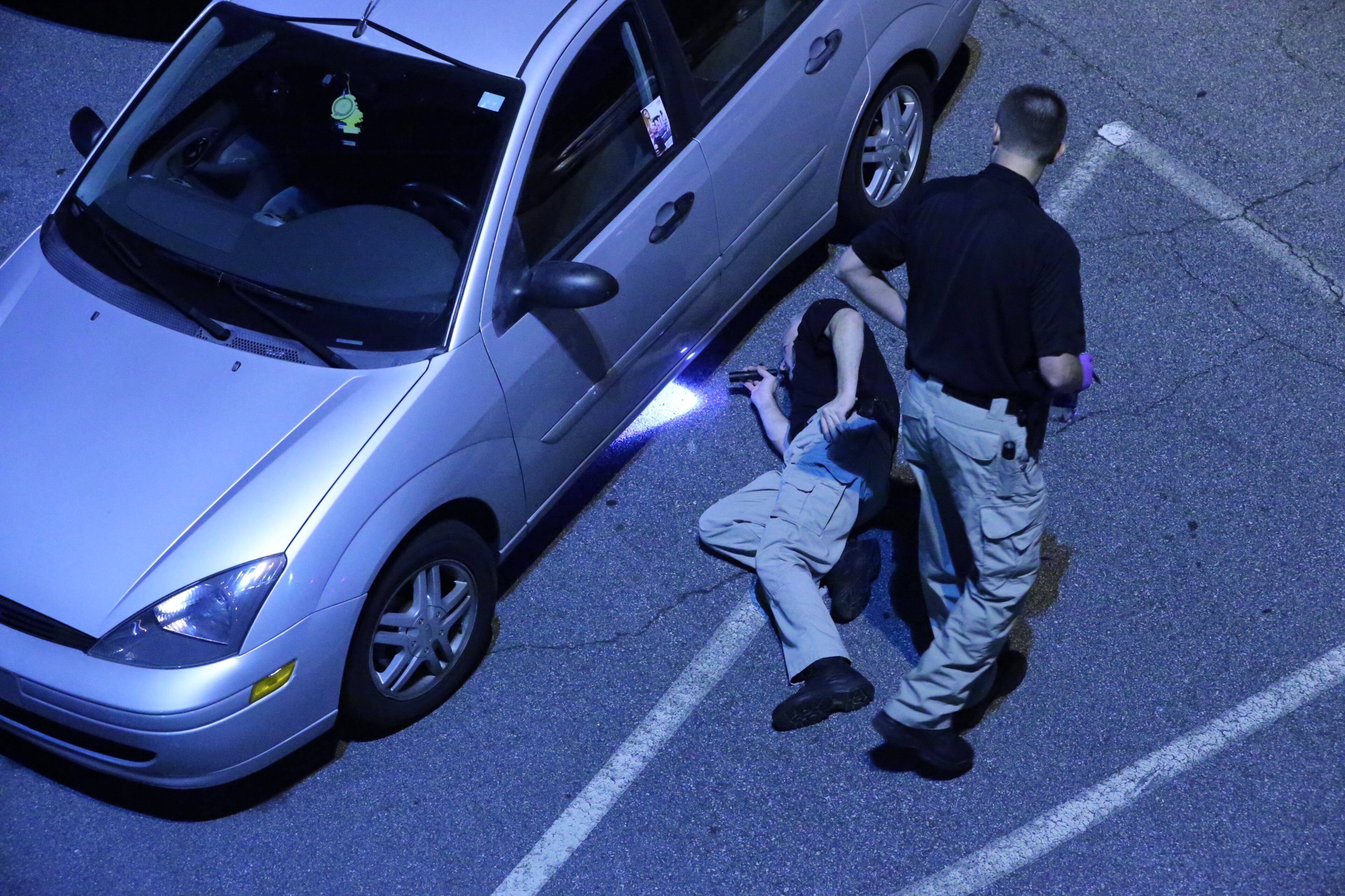 The shooting happened about 2 a.m. Monday in a lot behind the Taboo 2 Bistro & Bar in the 6000 block of Roswell Road, Sandy Springs police Capt. Steve Rose said. JOHN SPINK/JSPINK@AJC.COM