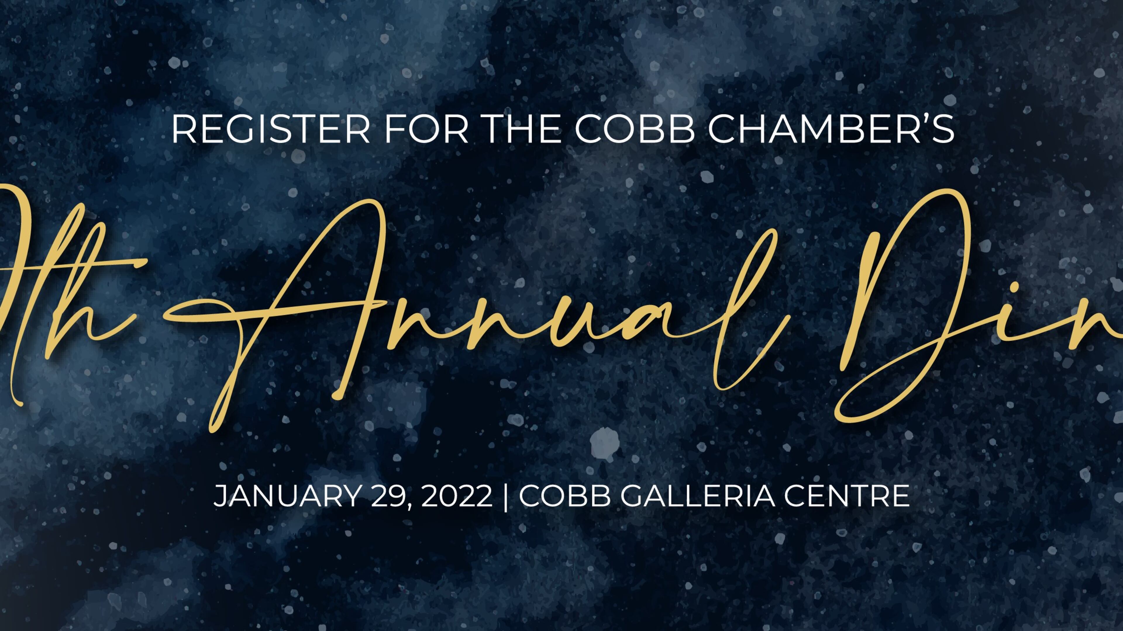 The 80th Annual Dinner Gala of the Cobb Chamber will return from 6-11 p.m. Jan. 29 at the Cobb Galleria Centre. (Courtesy of Cobb Chamber)