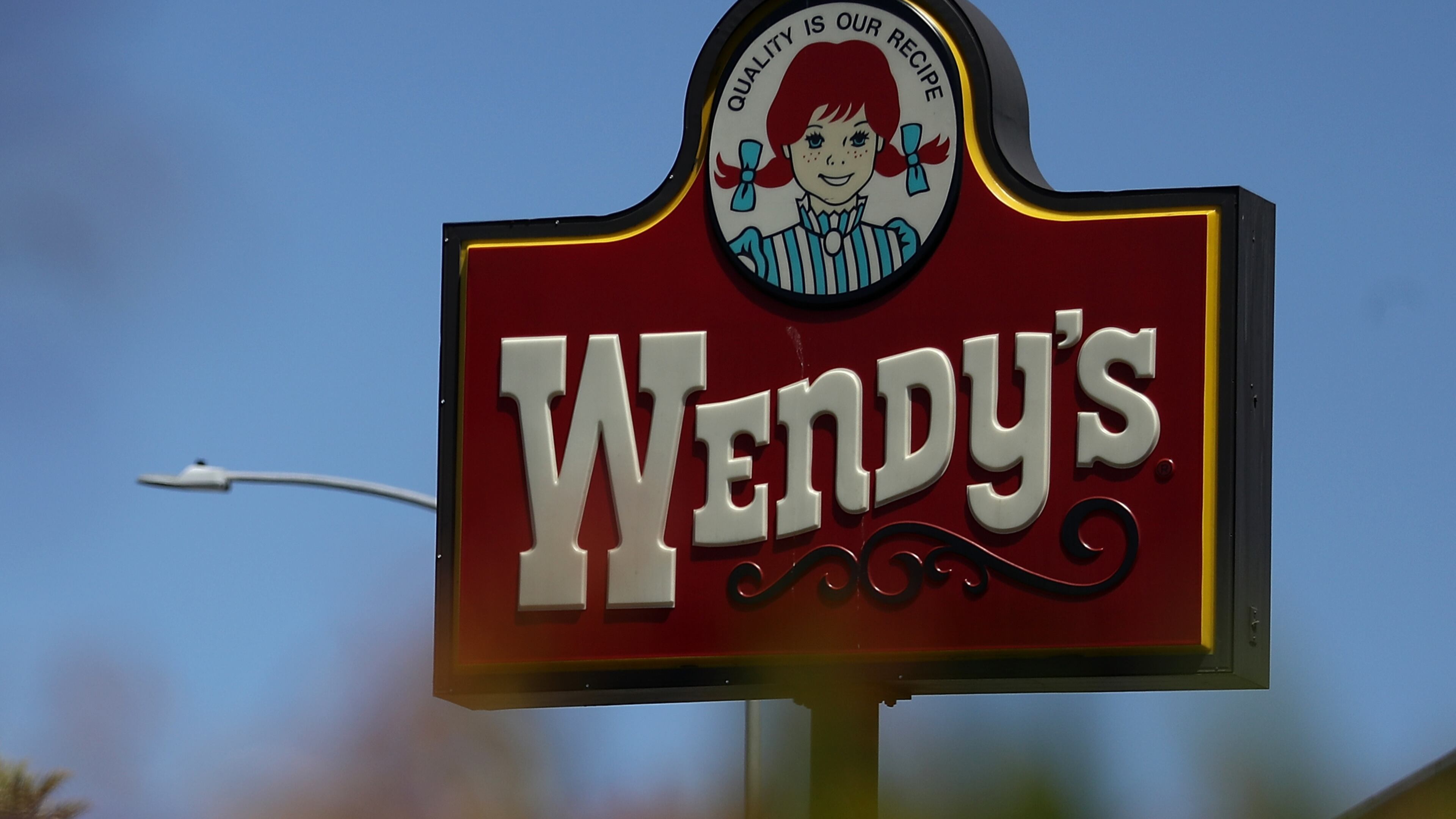 A Wendy's sign. (Photo: Justin Sullivan/Getty Images)