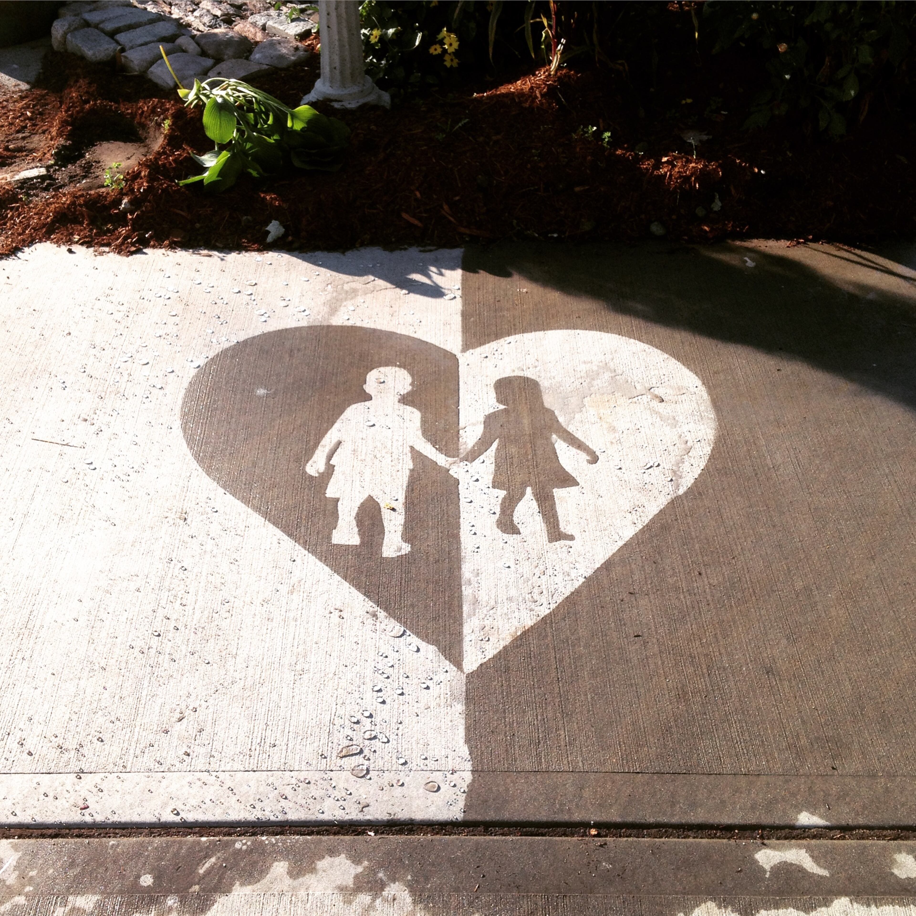 Seattle startup Rainworks said it is hoping to make rainy days a little brighter for everyone after designing a product that makes rain-activated art on sidewalks and other surfaces. See all their photos on their website here. (Photo: Rainworks)