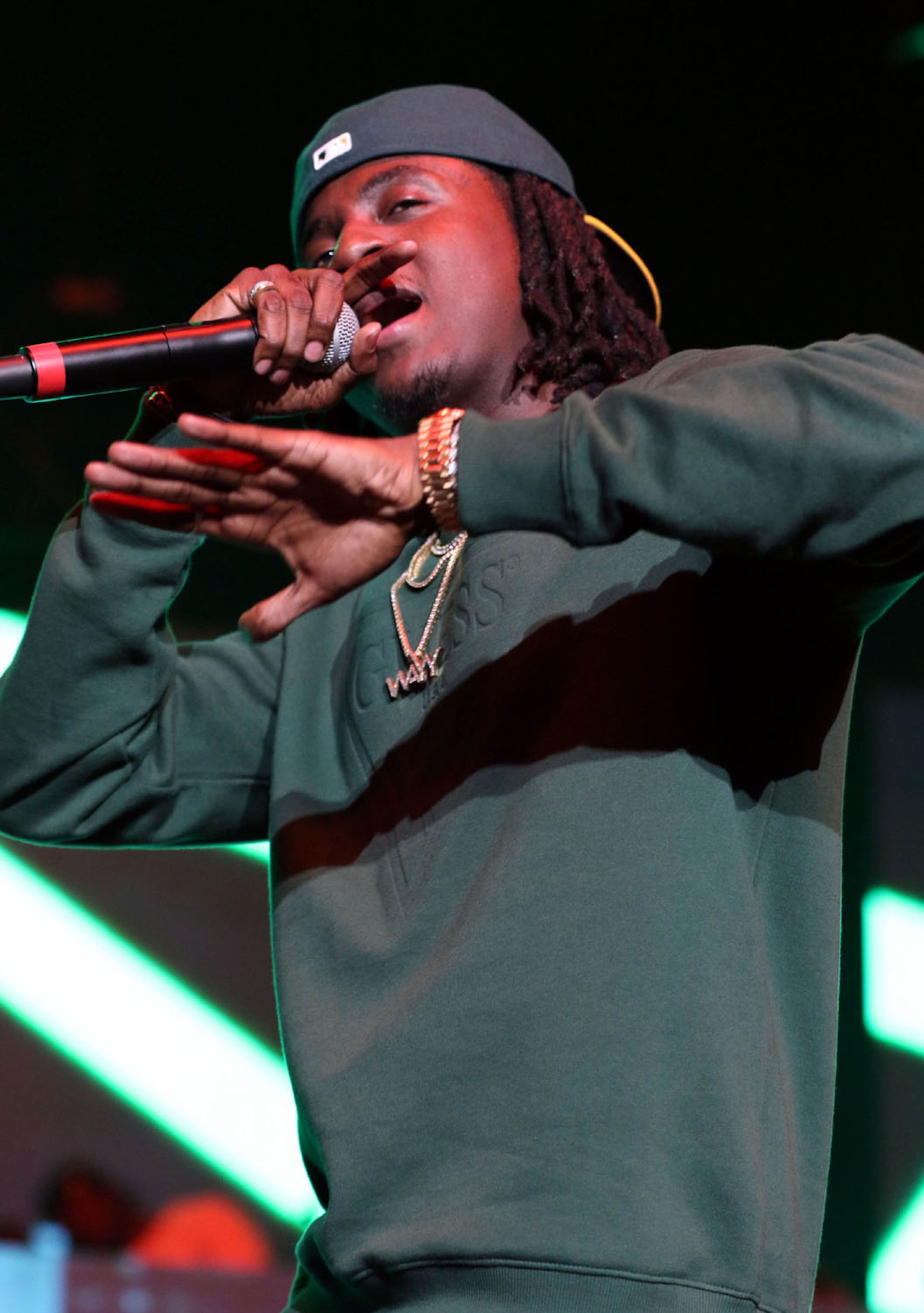 -- K Camp
V103 presented its Live Pop-Up concert Saturday, March 31, 2018 at sold out Phiolips Arena. The Hip Hop show featured Gucci Mane, Migos, 2 Chainz, K Camp, Rich Homie Quan, The Dream, Trouble and Rocko.
Robb Cohen Photography & Video /RobbsPhotos.com