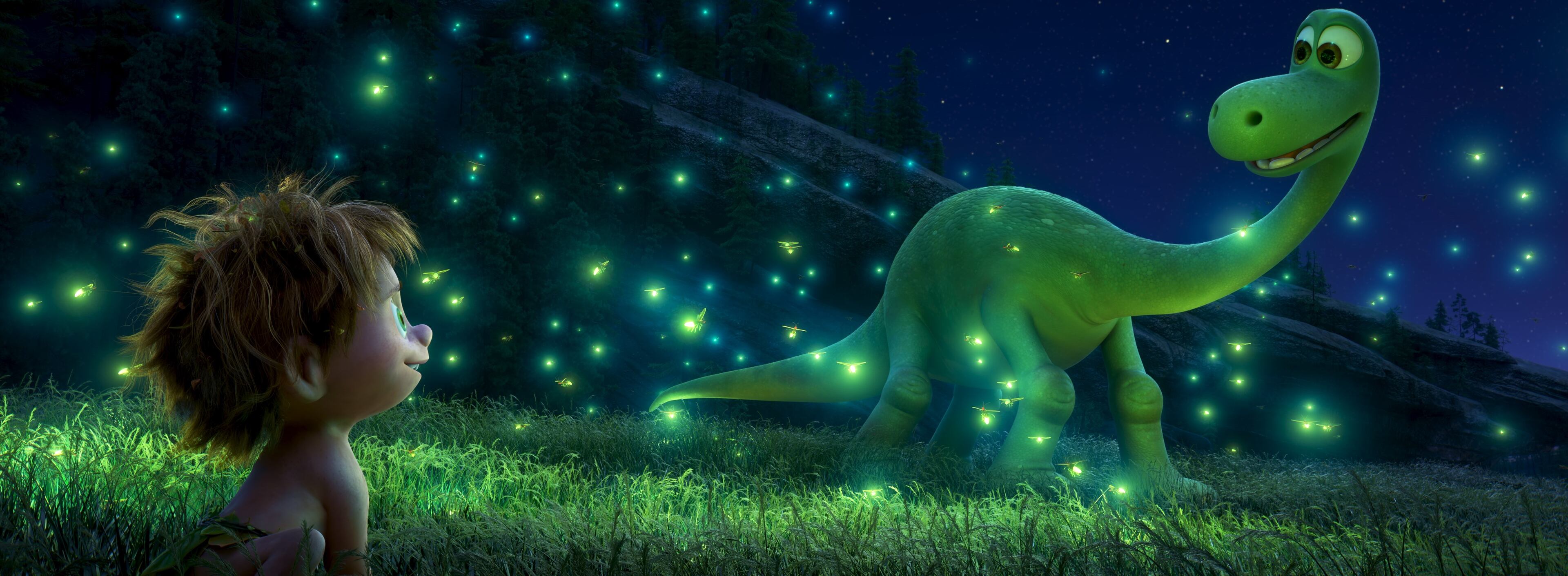 The Disney/Pixar animated family film "The Good Dinosaur" plays in a free outdoor double feature with "Jurassic Park" in Suwanee on Saturday night. (Courtesy of Walt Disney Pictures)