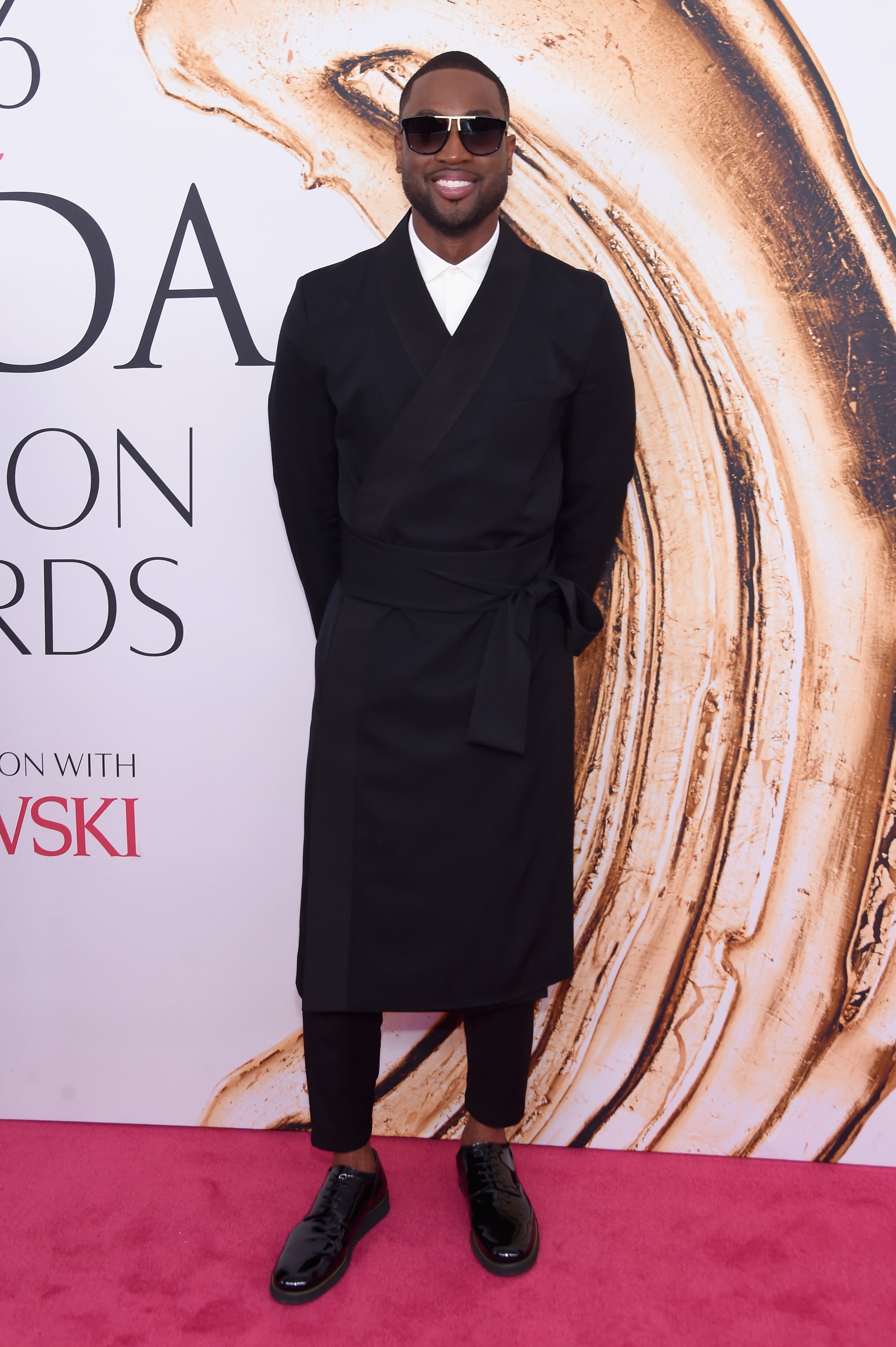 NEW YORK, NY - JUNE 06: Dwyane Wade attends the 2016 CFDA Fashion Awards at the Hammerstein Ballroom on June 6, 2016 in New York City. (Photo by Jamie McCarthy/Getty Images)