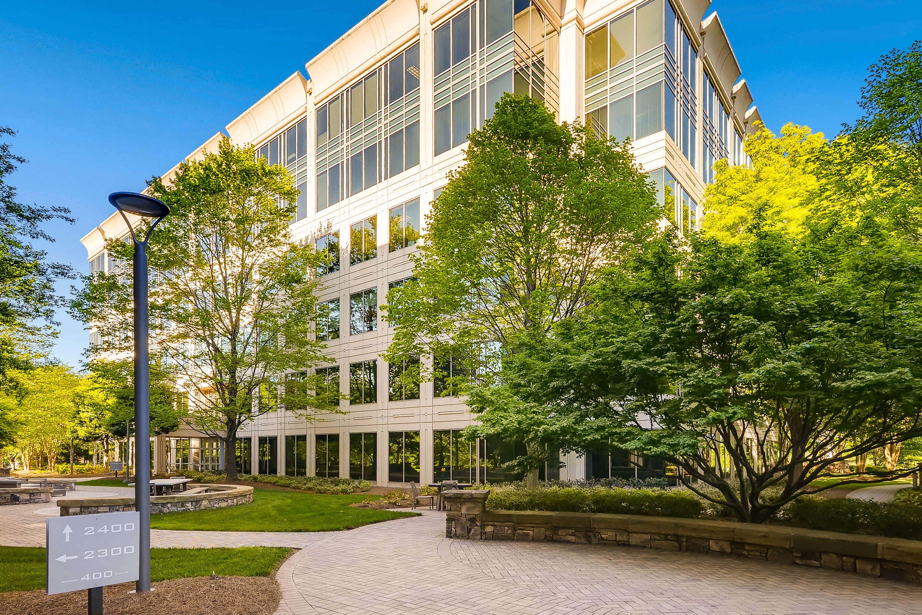 This is a photo of the Georgia 400 Center office park in Alpharetta. (Courtesy of Third & Urban)